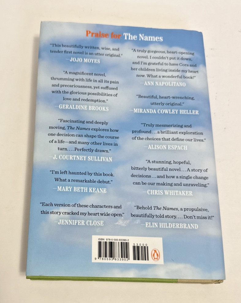 The Names By Florence Knapp Hardcover Book