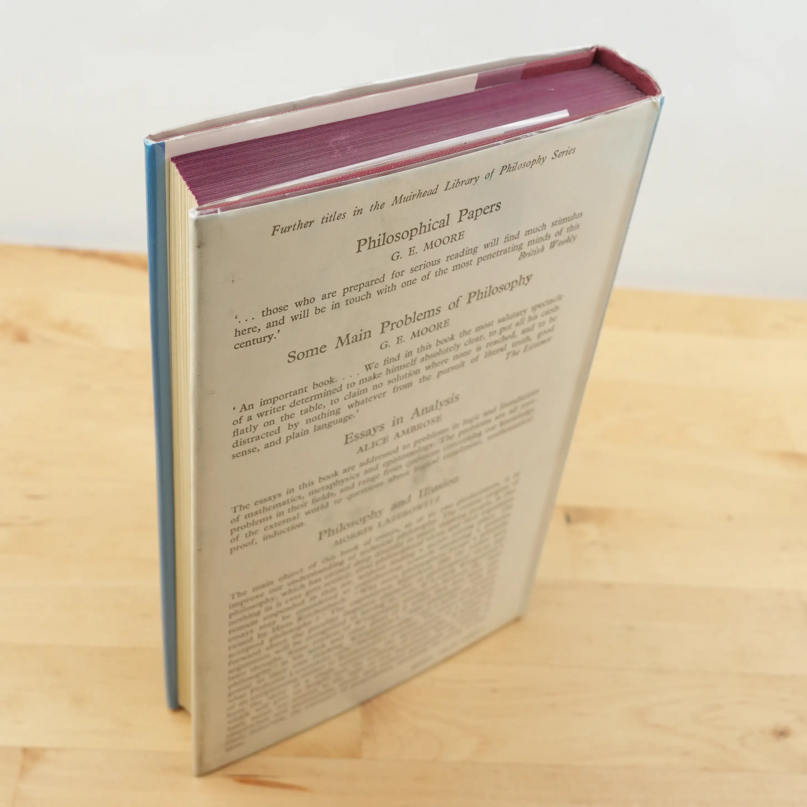 G.E. Moore: Essays in Retrospect (Muirhead Library of Philosophy)