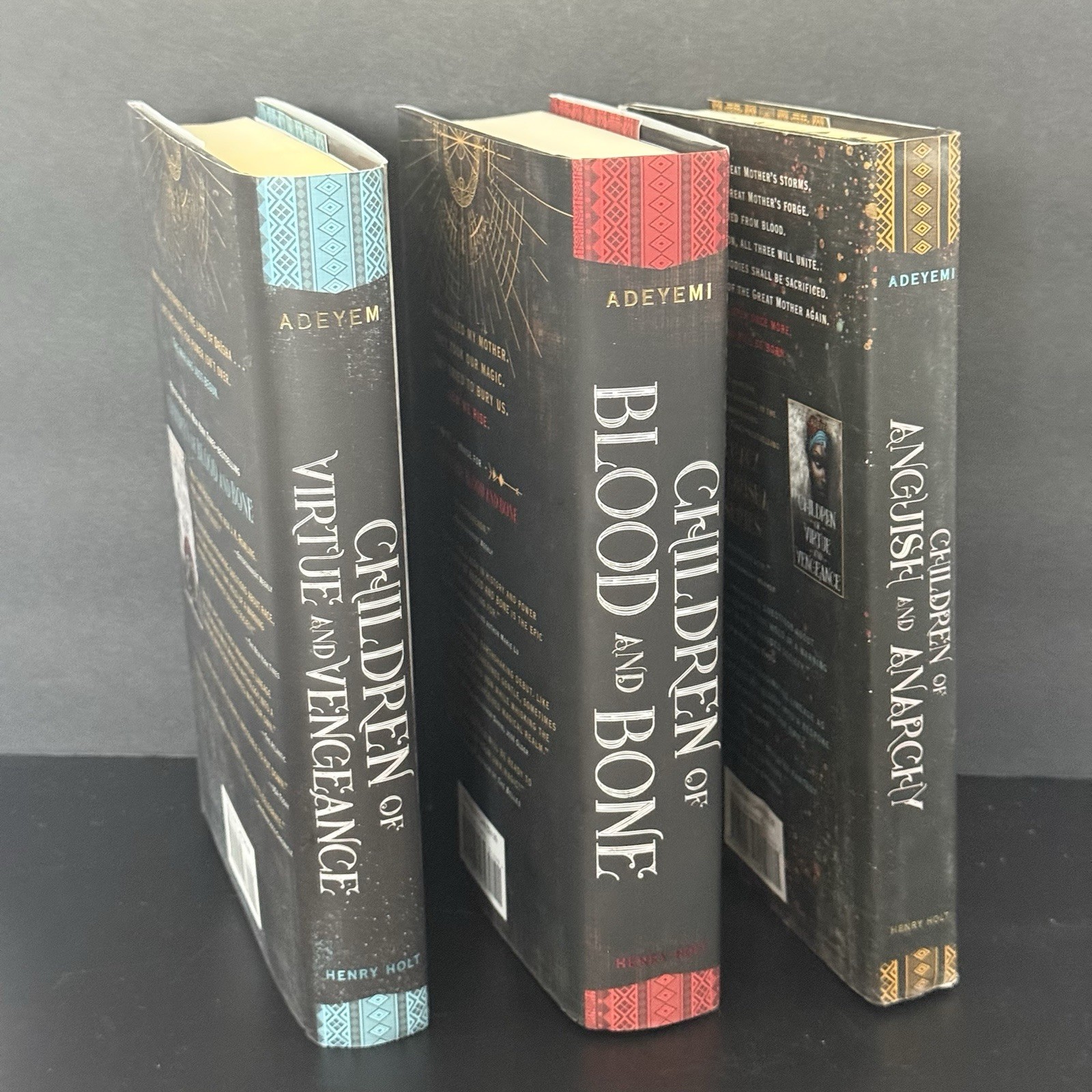Tomi Adeyemi Children of Blood and Bone Legacy Of Orisha Trilogy HCDJ