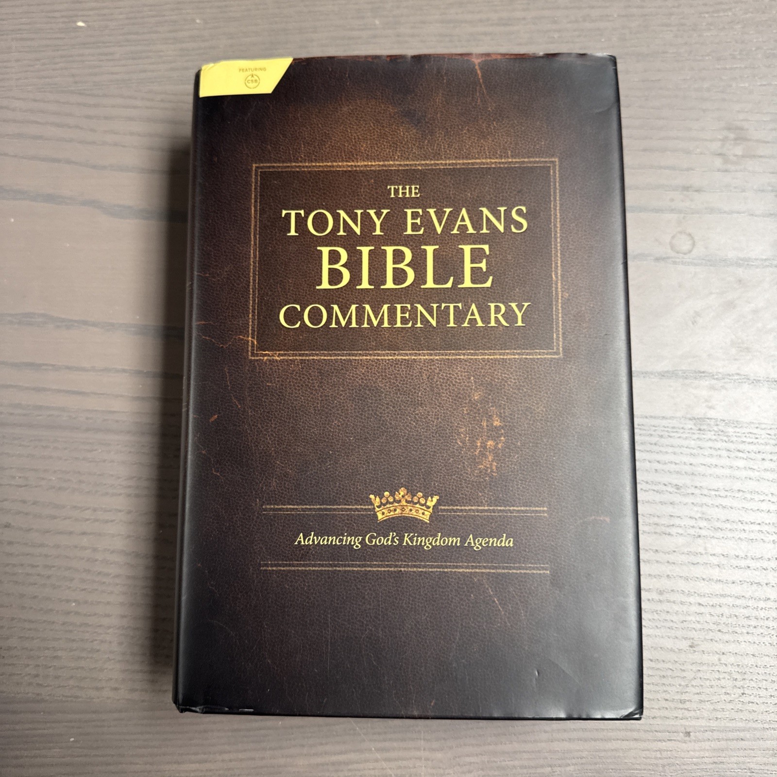 The Tony Evans Bible Commentary Hardcover Book With Dust Jacket