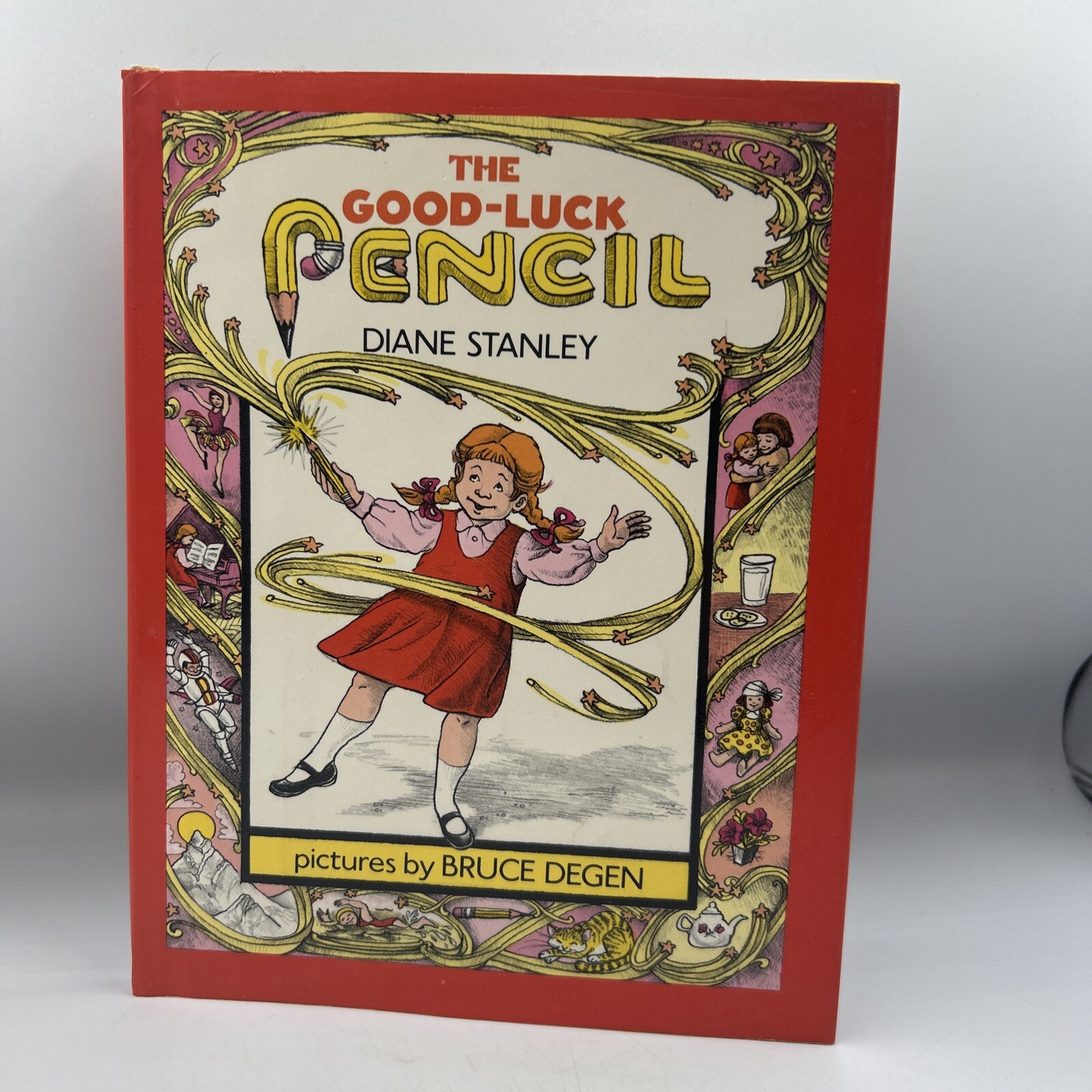 GOOD-LUCK PENCIL by Diane Stanley SIGNED 1986 HC/DJ Illustrated by Bruce Degen