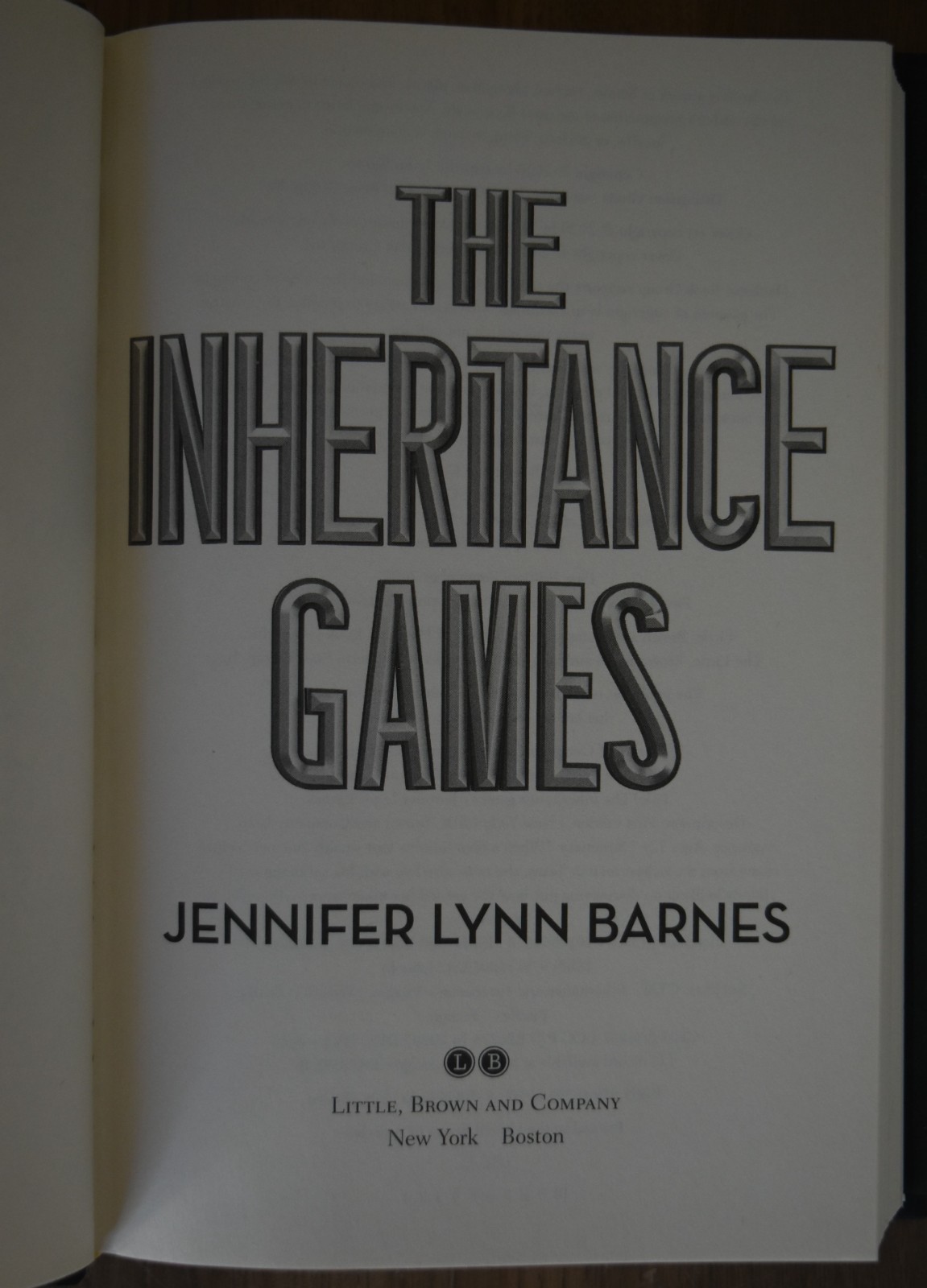 Jennifer Lynn Barnes, Inheritance Games Book 1-3, Hardcover/LN