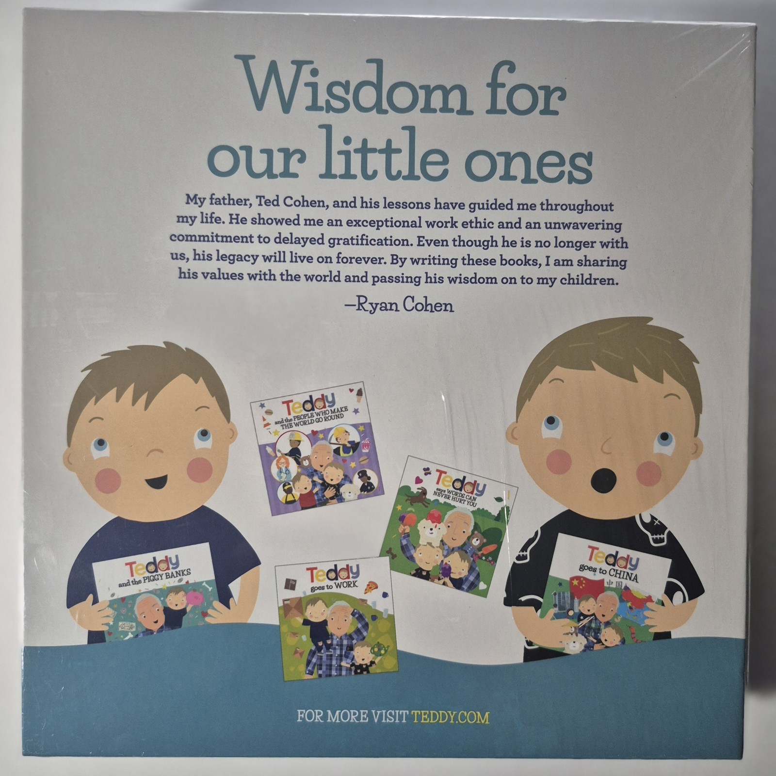 New Teddy Books By Ryan Cohen Wisdom For Our Little Ones 5 Book Set Volume 1
