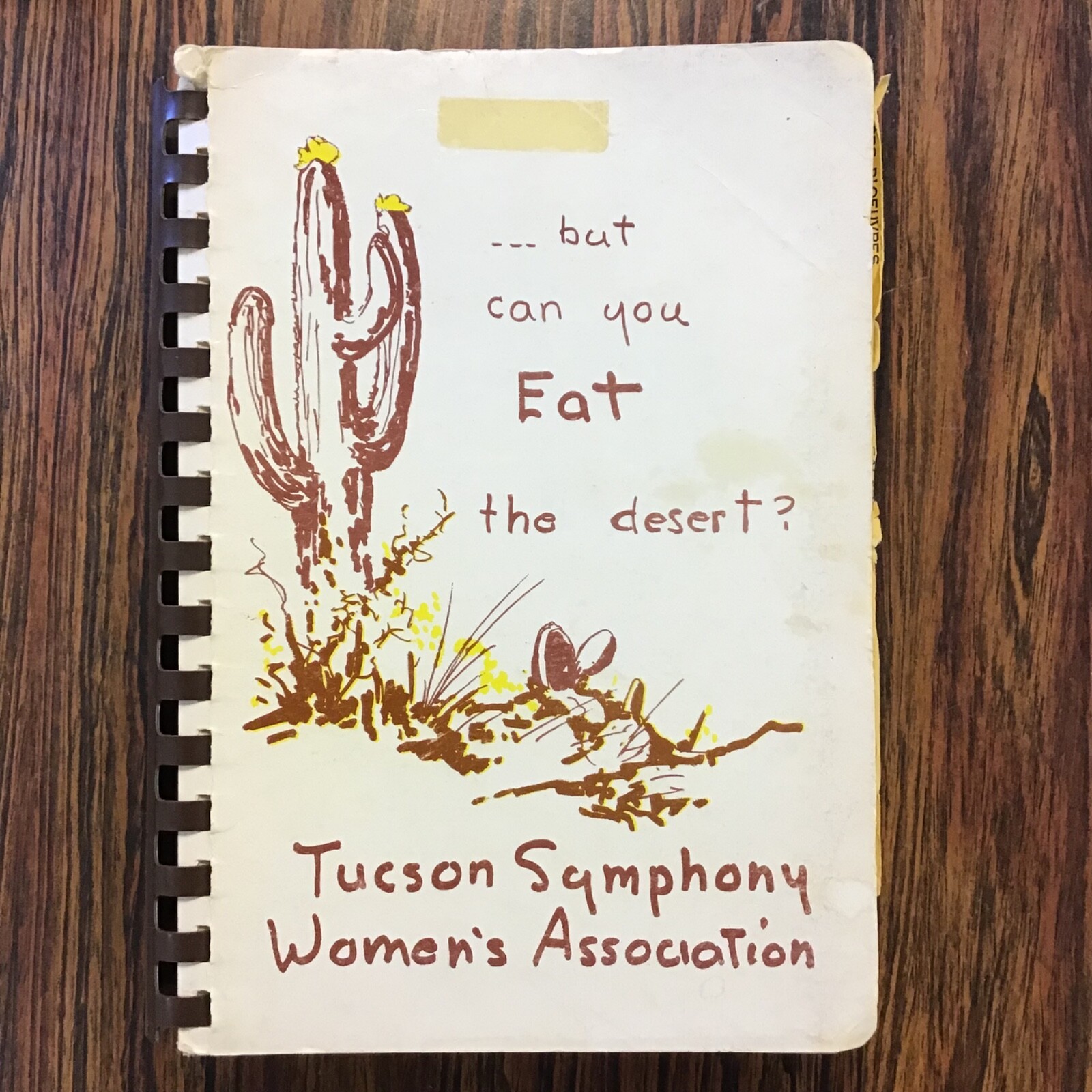 Tucson Arizona Symphony Women Association 1973 Cookbook. SEE index photos