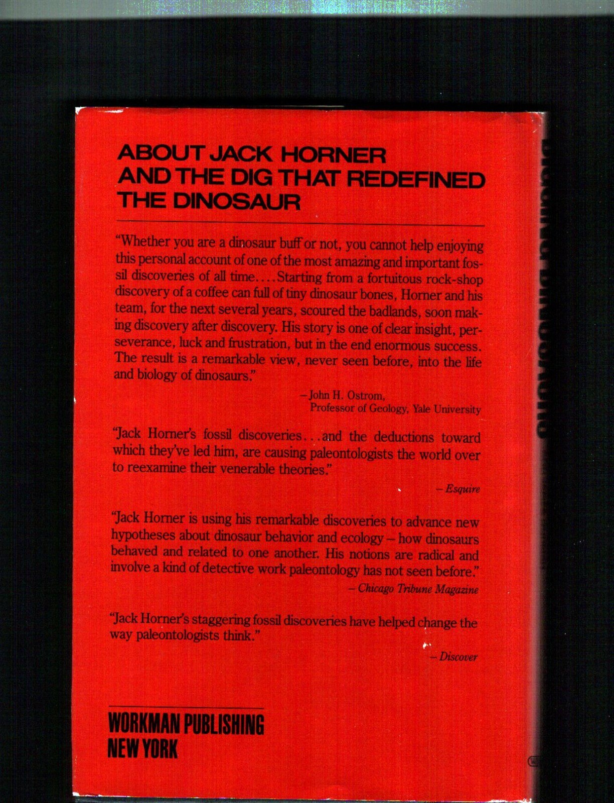 DIGGING DINOSAURS by JOHN R. Horner The Mystery of Baby Dinosaurs Montana