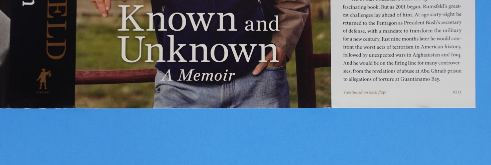 KNOWN AND UNKNOWN BY DONALD RUMSFELD, SIGNED