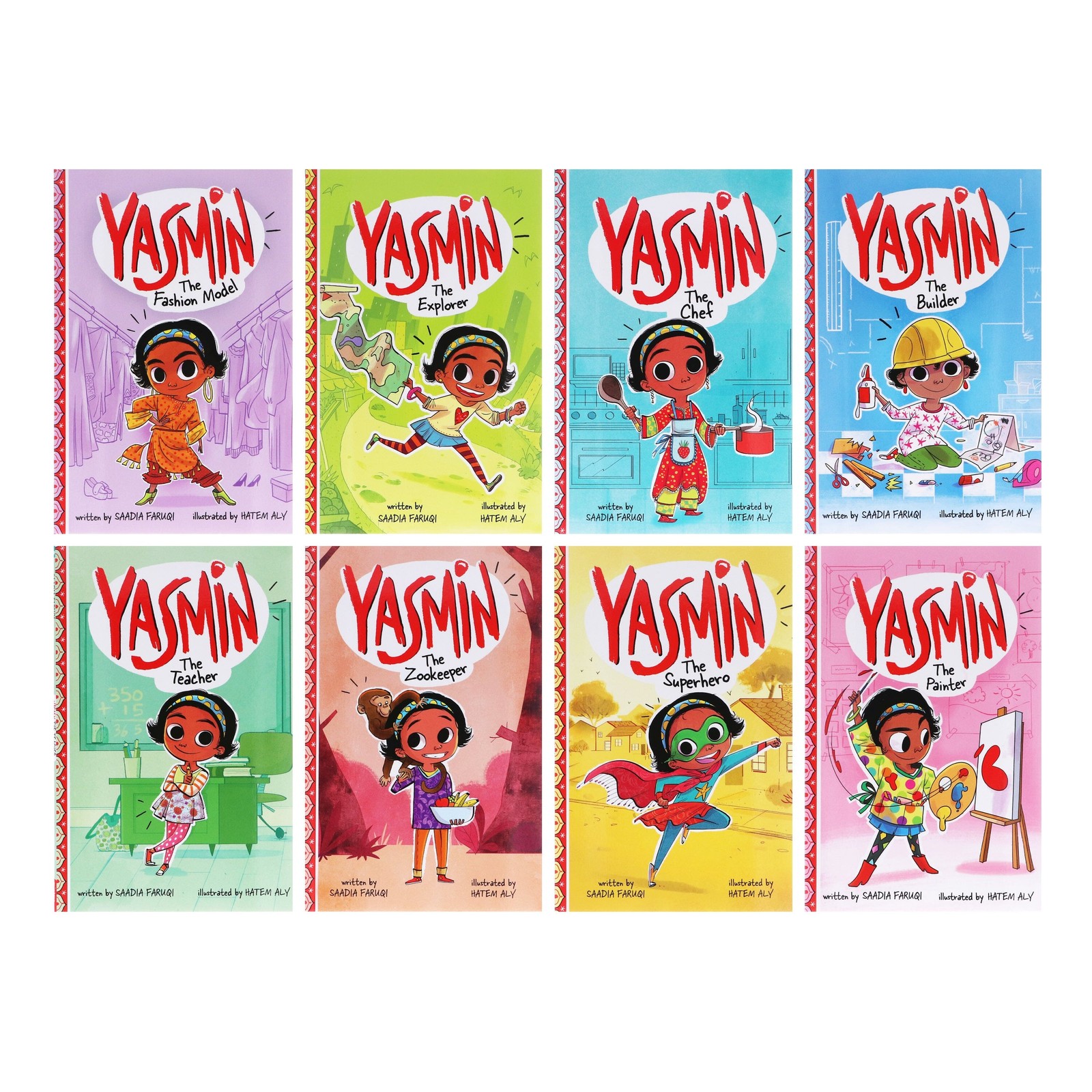 Yasmin Collection by Saadia Faruqi 8 Books Set – Ages 6-8 – Paperback