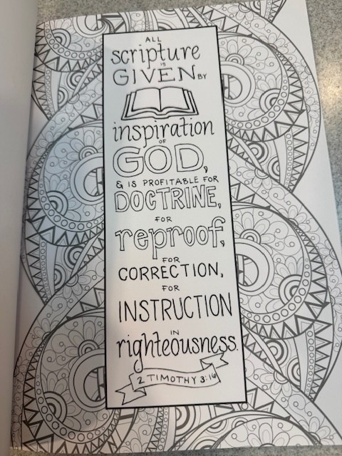 My Favorite KJV verses to Color adult coloring book; 60+ pages; inspiration