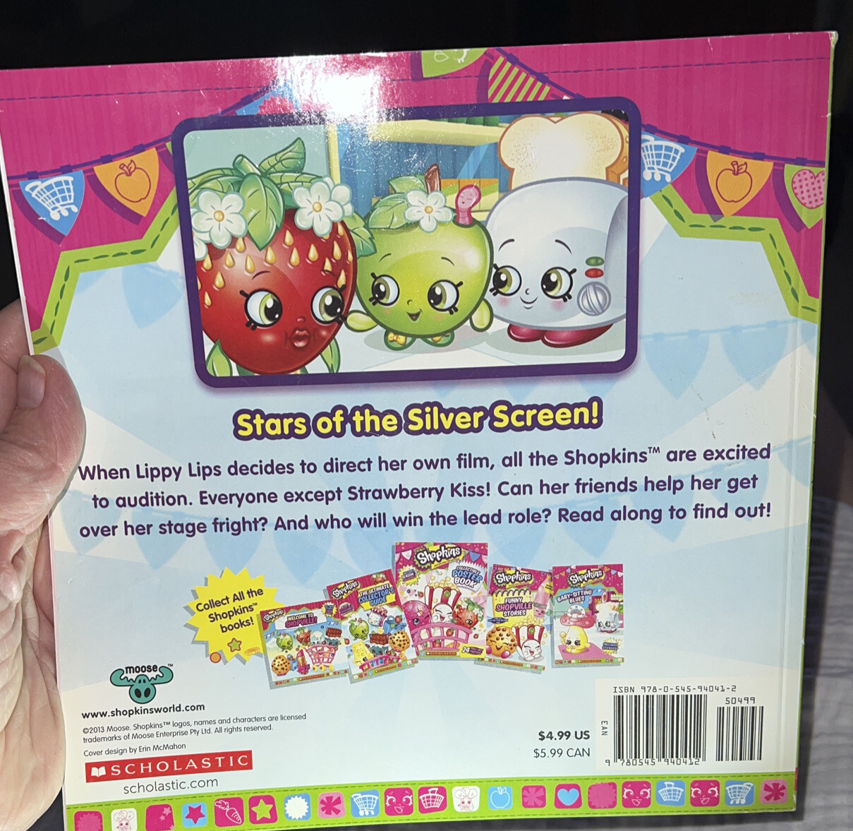 Shopkins Lights, Camera, Shopkins! Includes Stickers Paperback Very Good 2016