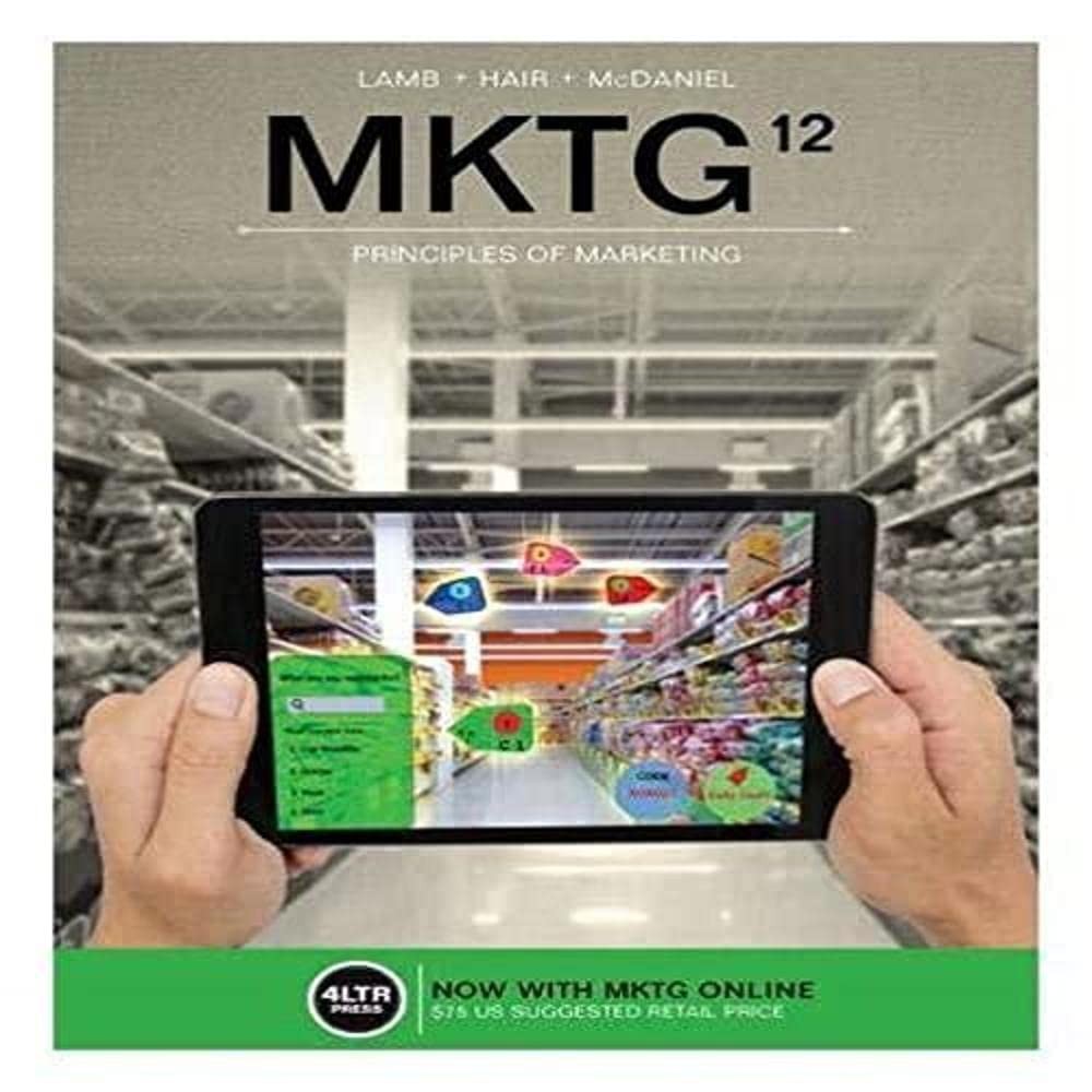 MKTG (with MindTap Marketing, 1 term (6 months) Printed Access Card) (MindTa…