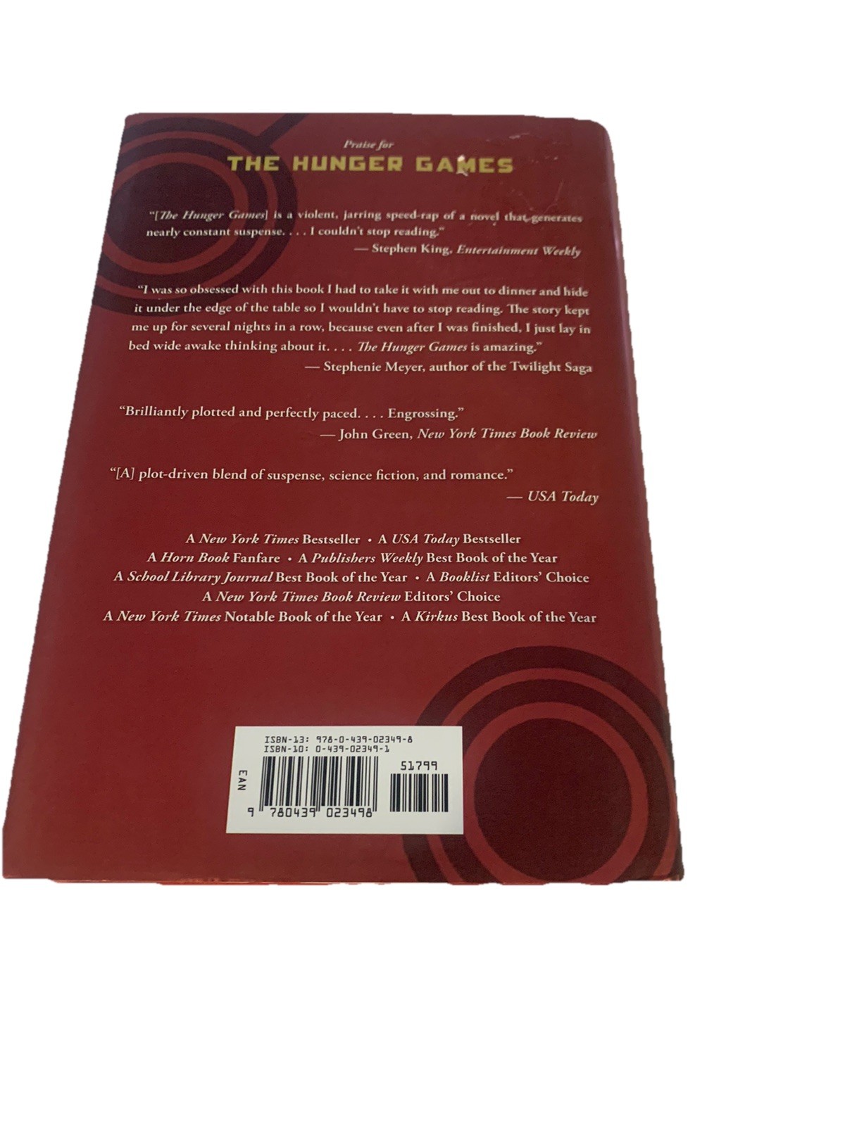 Catching Fire by Suzanne Collins 1st Edition First Printing 2009 HC BJ Excellent