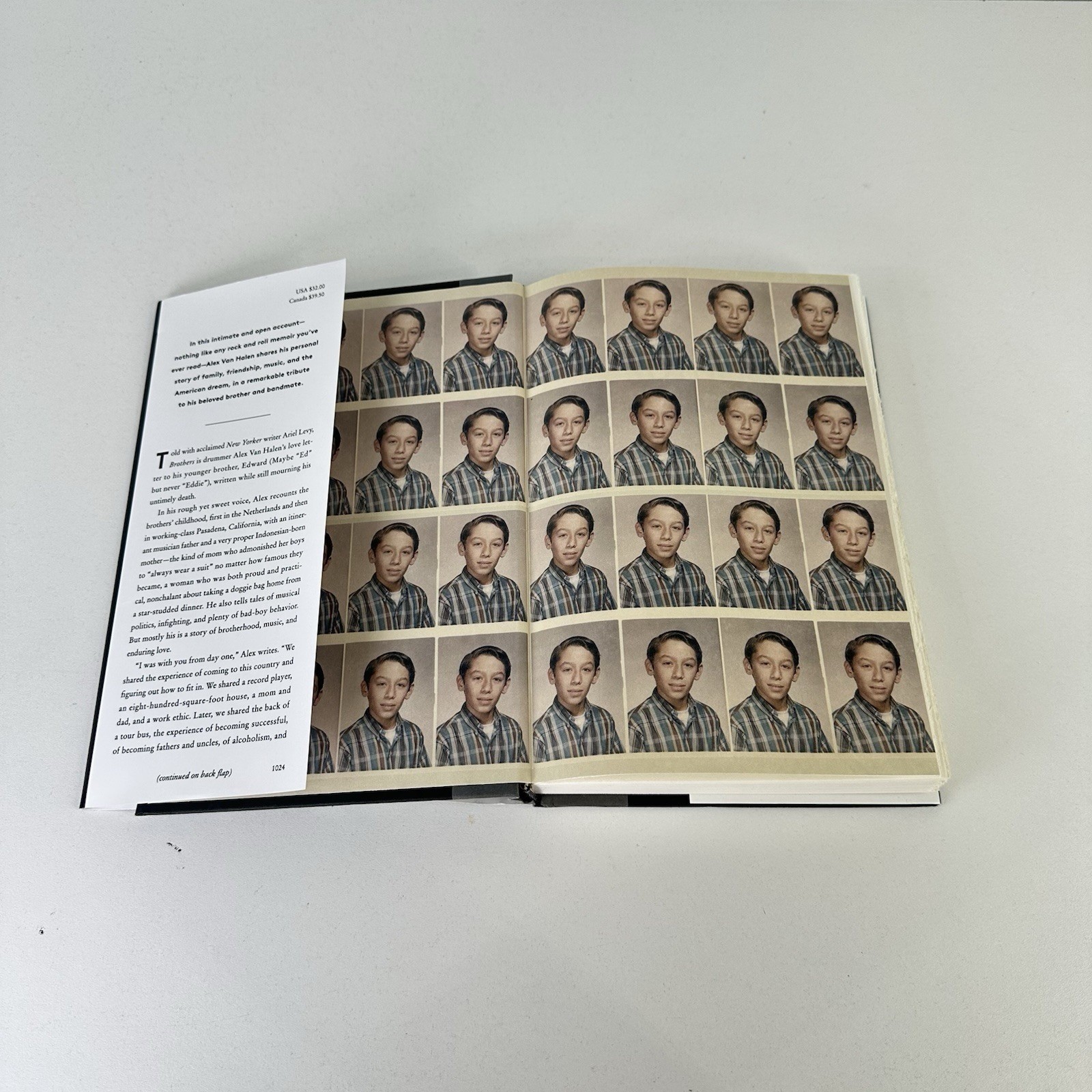 Brothers Hardcover Book 2024 By Alex Van Halen