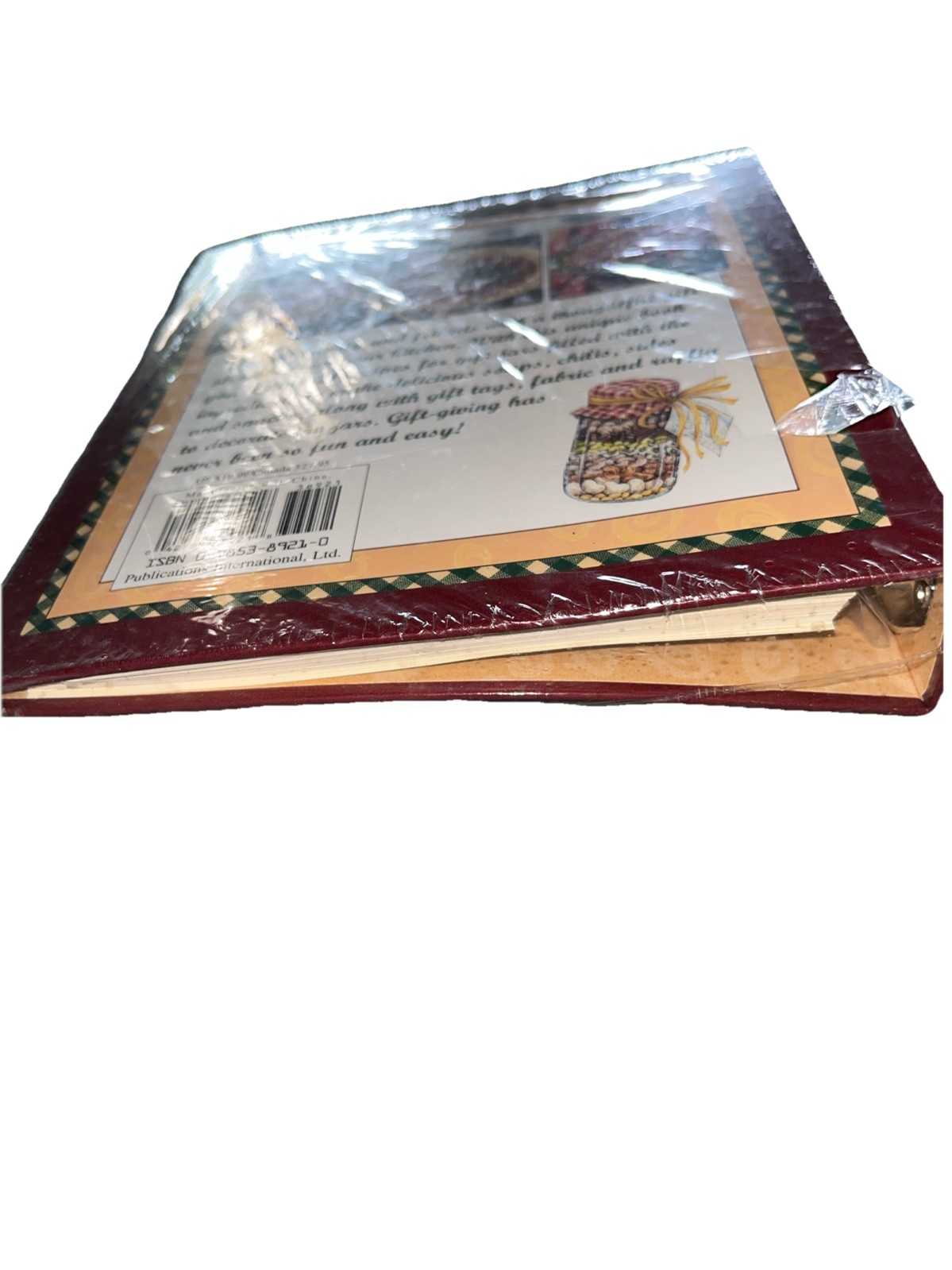 Gifts From A Jar Recipes To Mix And Give New In Package Cookbook Includes Raffia