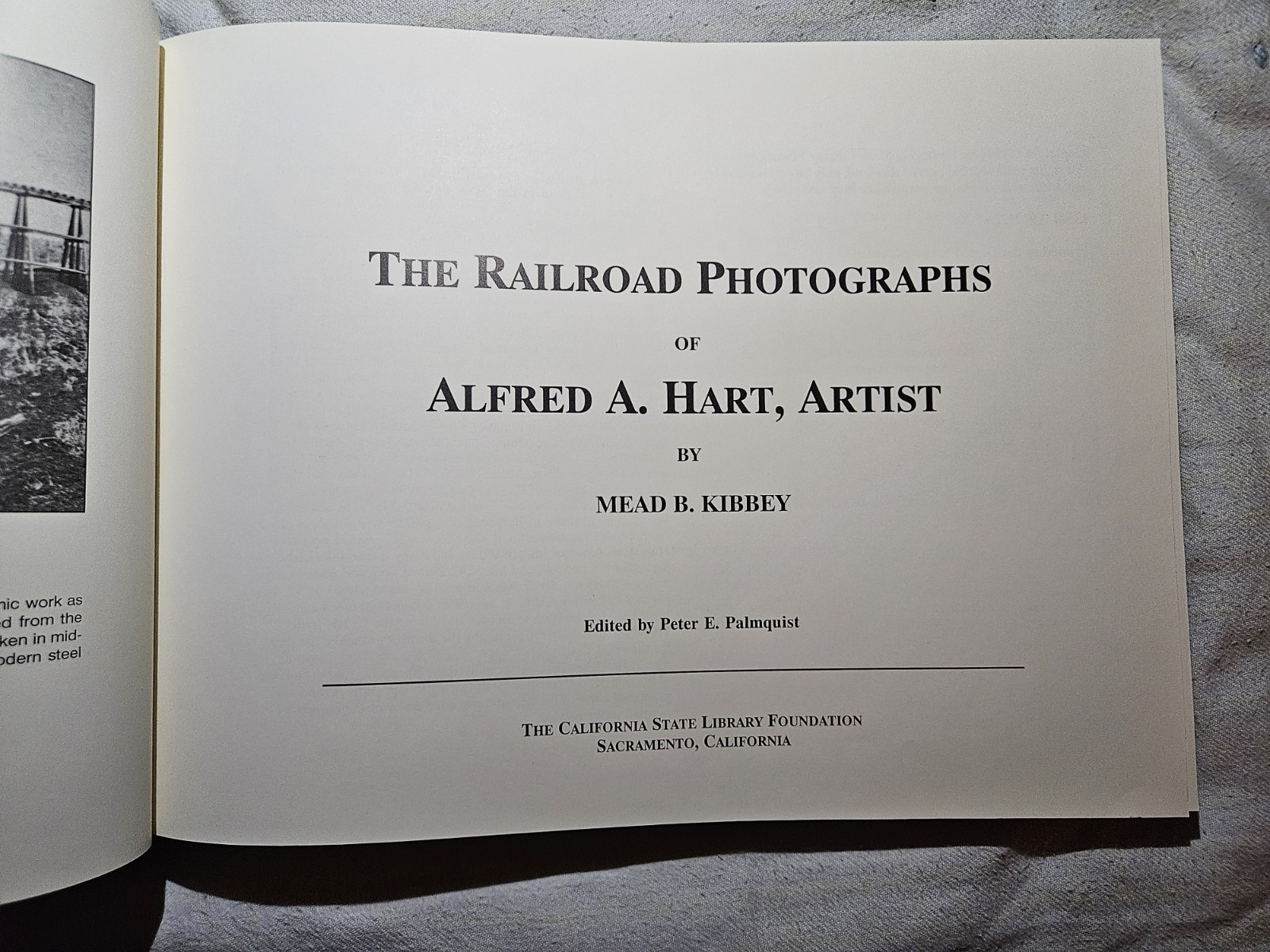 The 364 Railroad Photographs: Alfred A. Hart, artist ( Ex-library ) HC