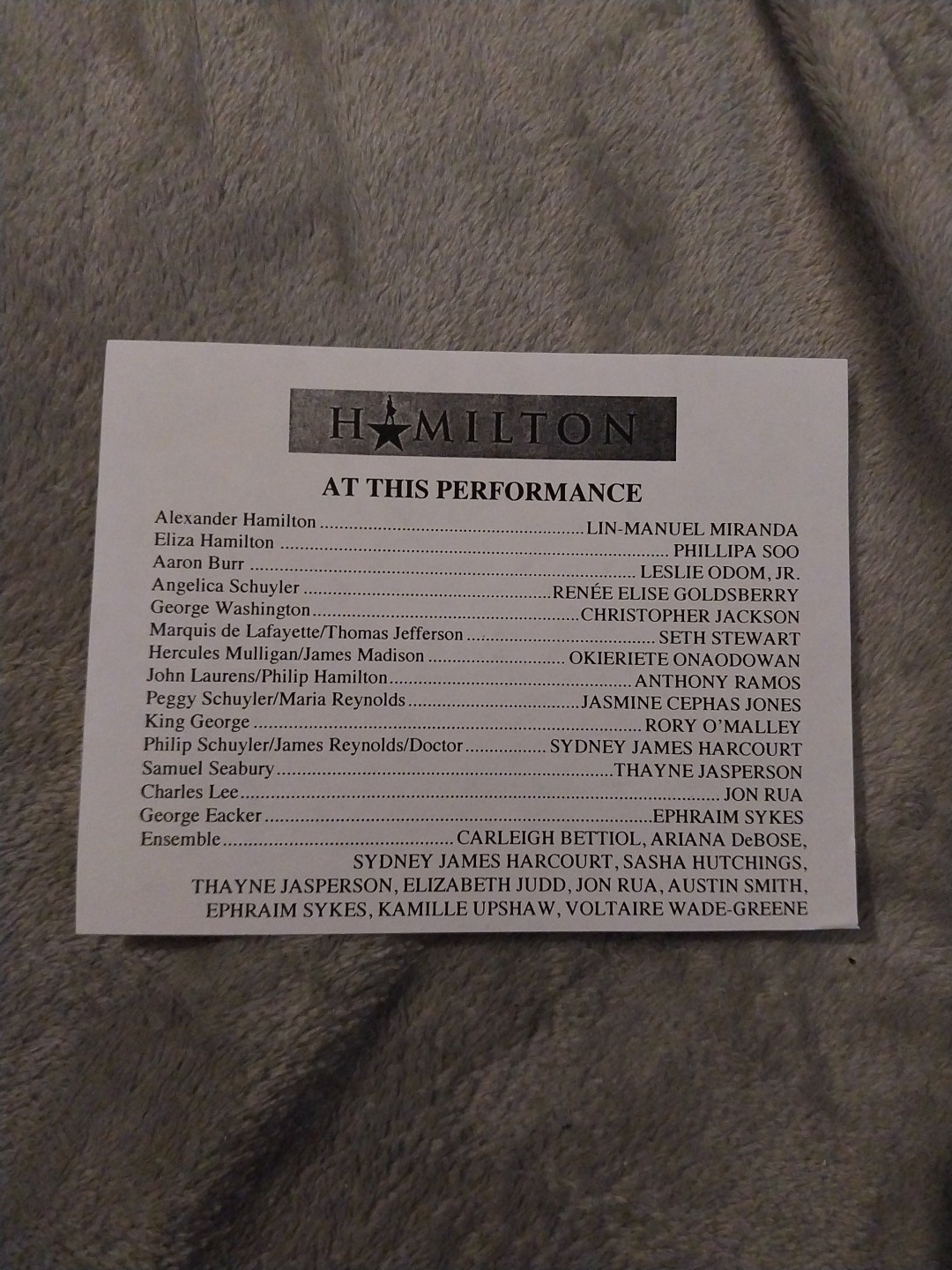 PLAYBILL Magazine Book HAMILTON June 2016 PRIDE EDITION Lin-Manuel Miranda RARE!