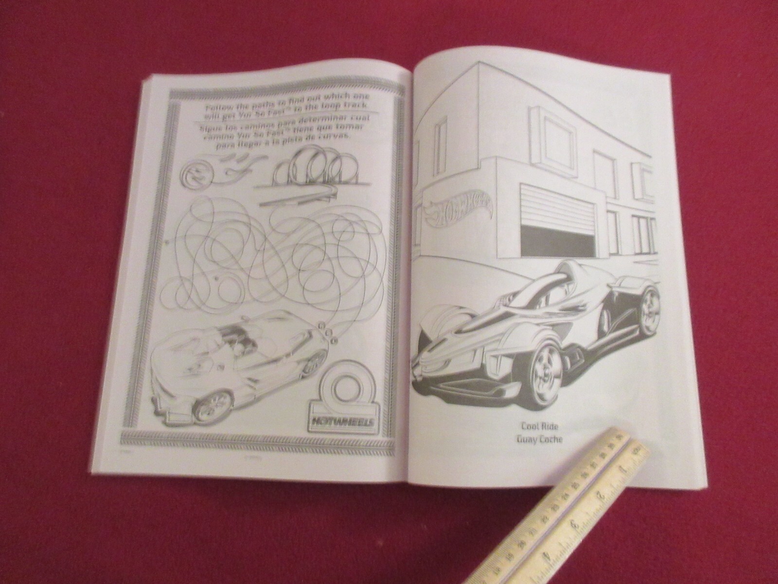 2025 Hot Wheels Coloring Book UNUSED NM/High Grade Original