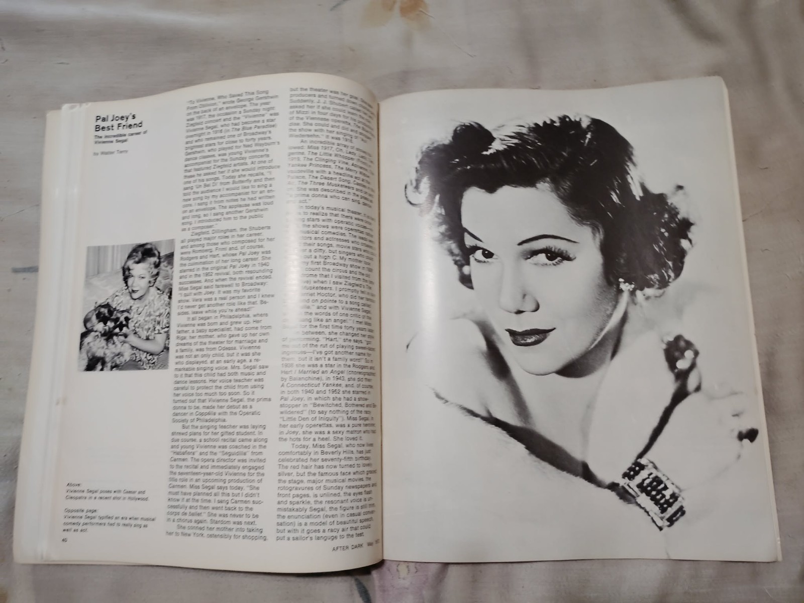 After Dark Magazine May ’72 Ruby Keeler & Dorothy Collins cover, Robert Shaw