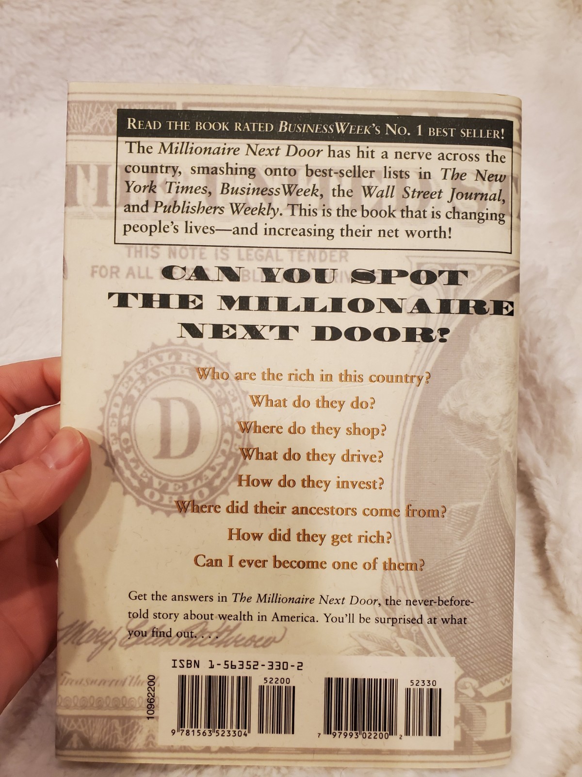 The Millionaire Next Door Thomas Stanley William Danko Hardcover New