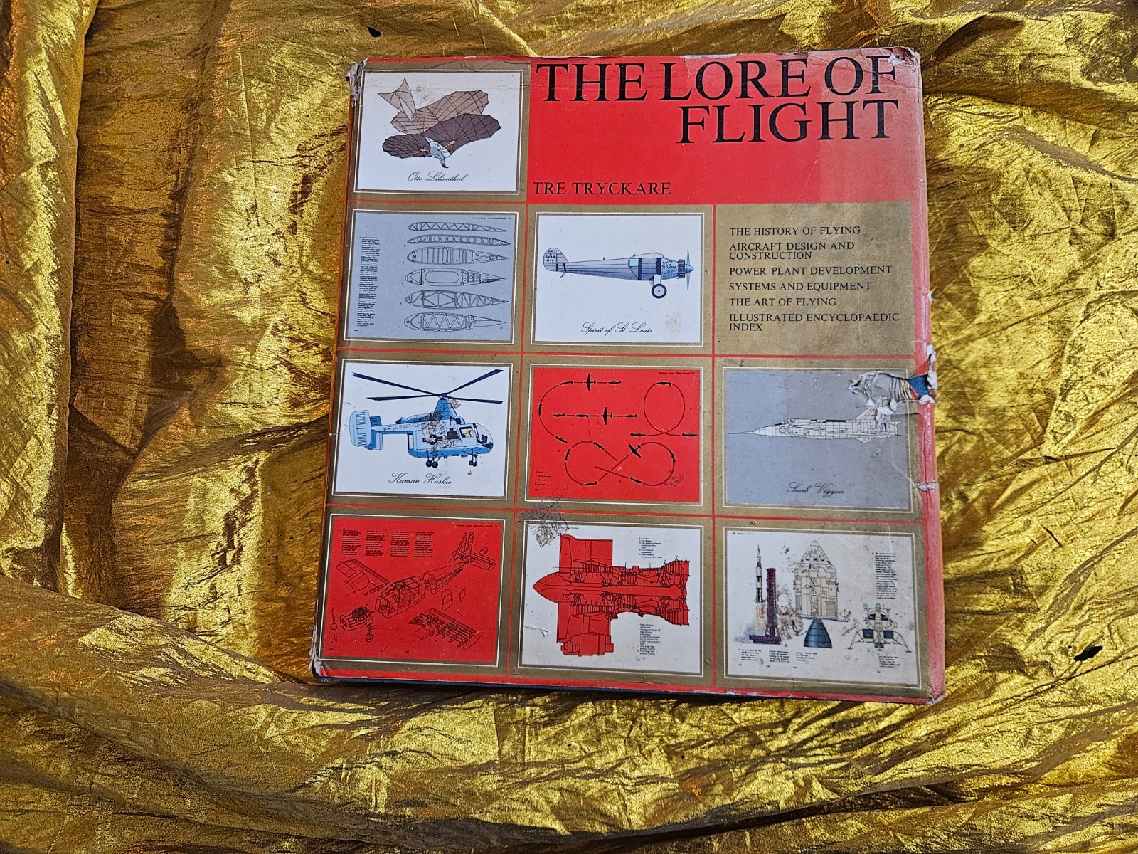THE LORE OF FLIGHT by TRE TRYCKARE the RARE VINTAGE HARDCOVER BOOK (1970) 426pgs