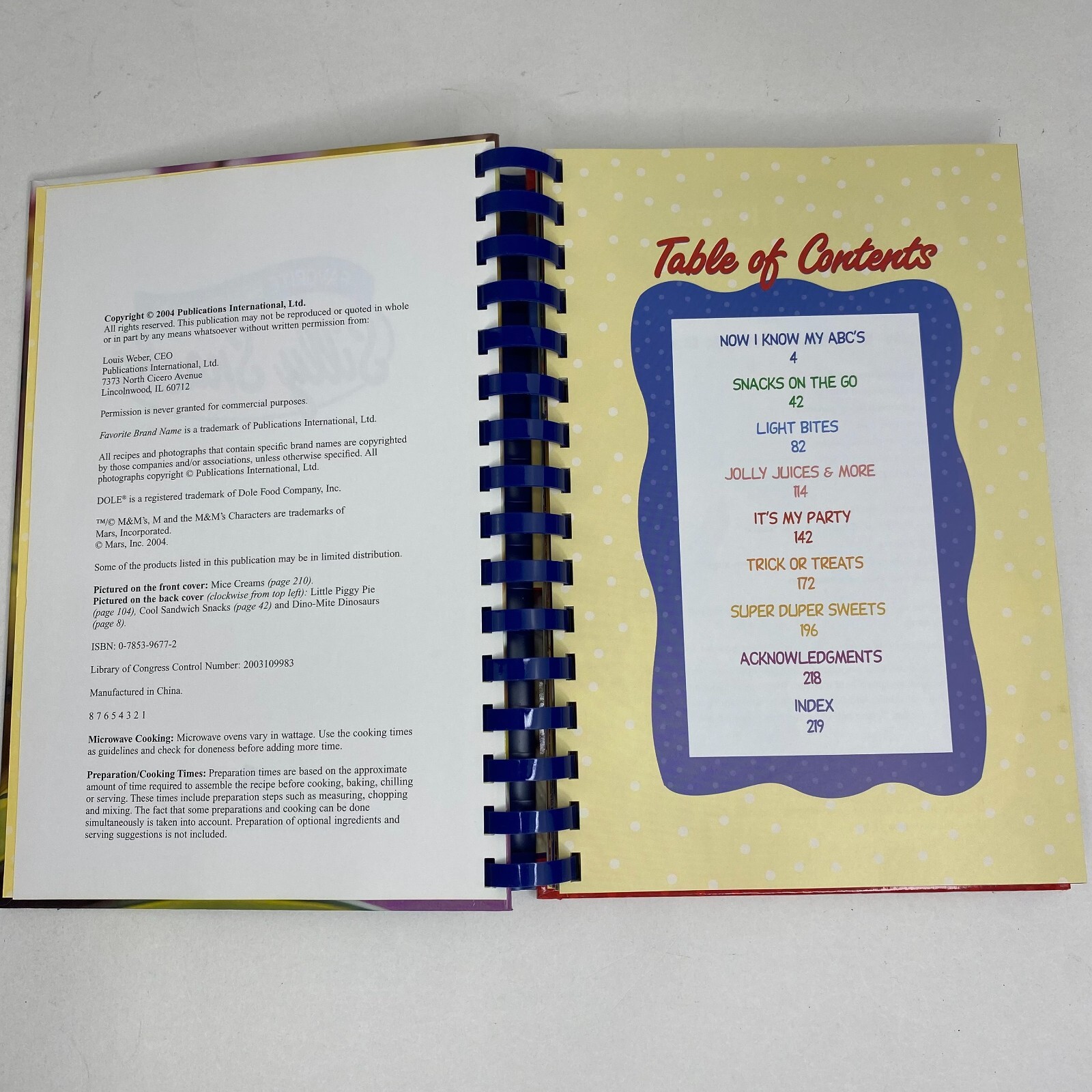 Favorite Brand Name Silly Snacks Cookbook Hardcover 223 Pages
