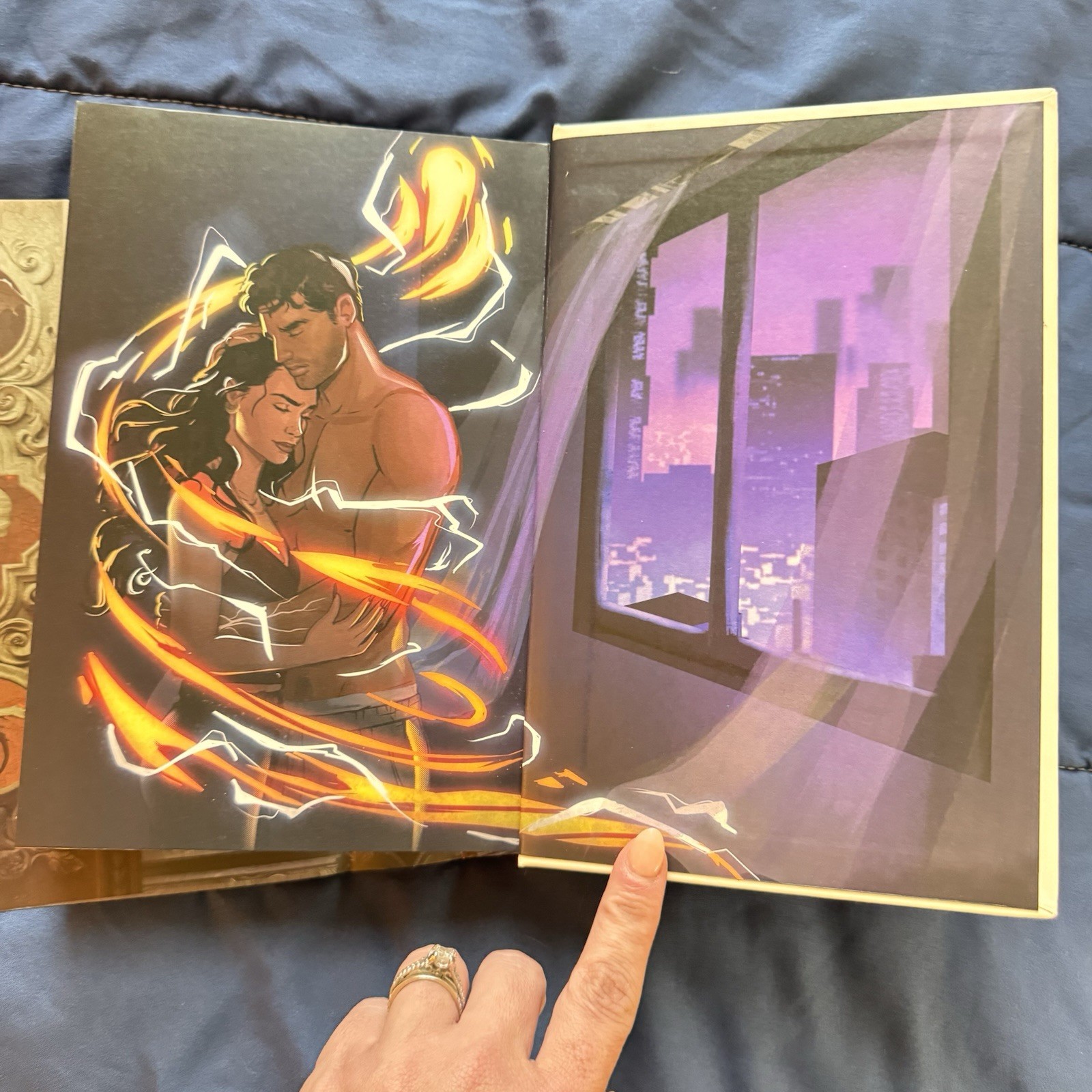The Bookish Box THE BOOK OF AZRAEL Amber V. Nicole SPRAYED EDGES