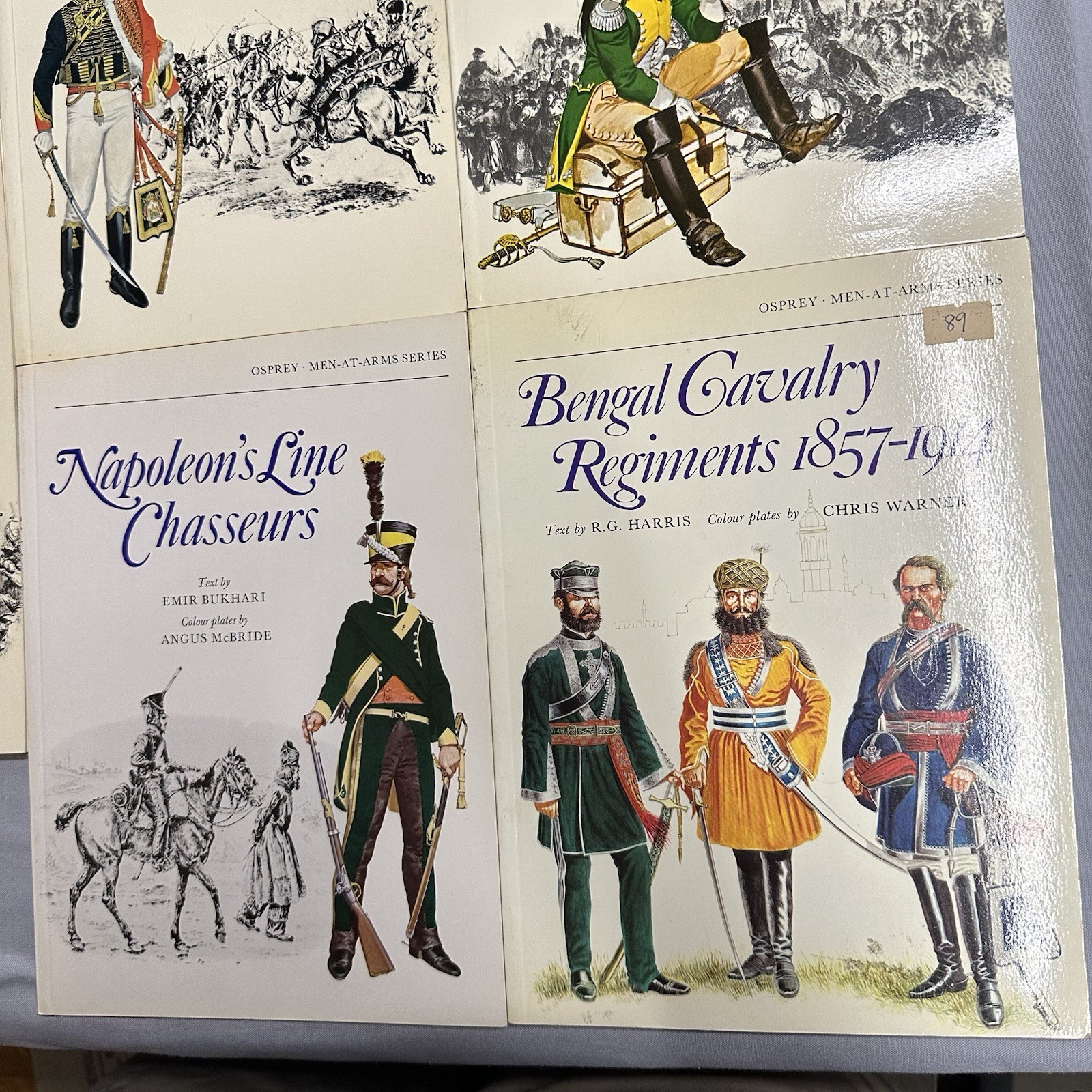 Osprey Men-At-Arms Lot 5 Napoleon Cavalry Bengal Bukhari McBride 1978