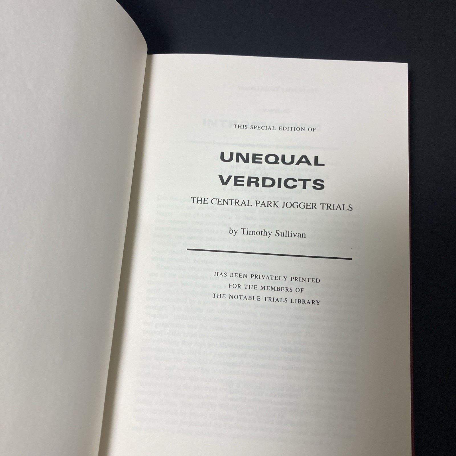 Unequal Verdicts | The Central Park Jogger Trials | The Notable Trials Library