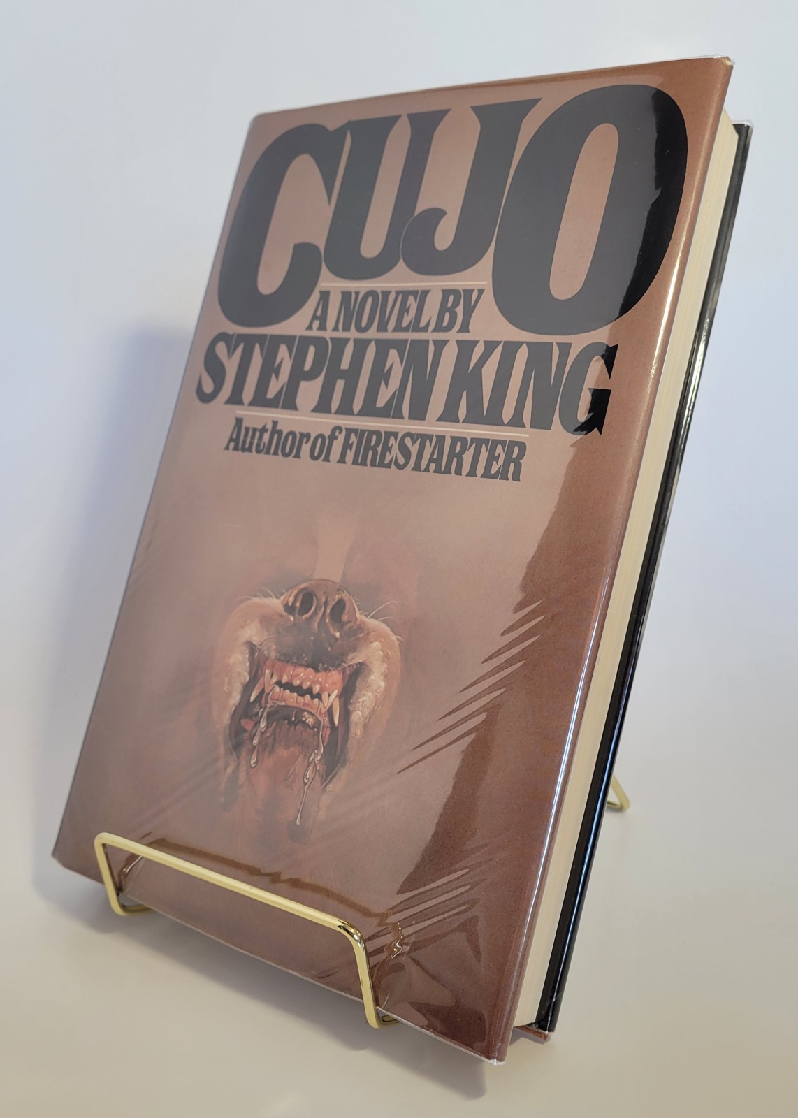 CUJO – Stephen King 1st Edition 1st Print 1981 Viking HC DJ $13.95 Unclipped