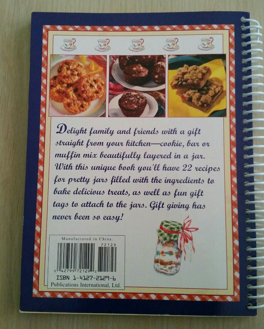Gifts From A Jar “Cookies & Muffins” NO Raffi & Fabric JUST THE BOOK