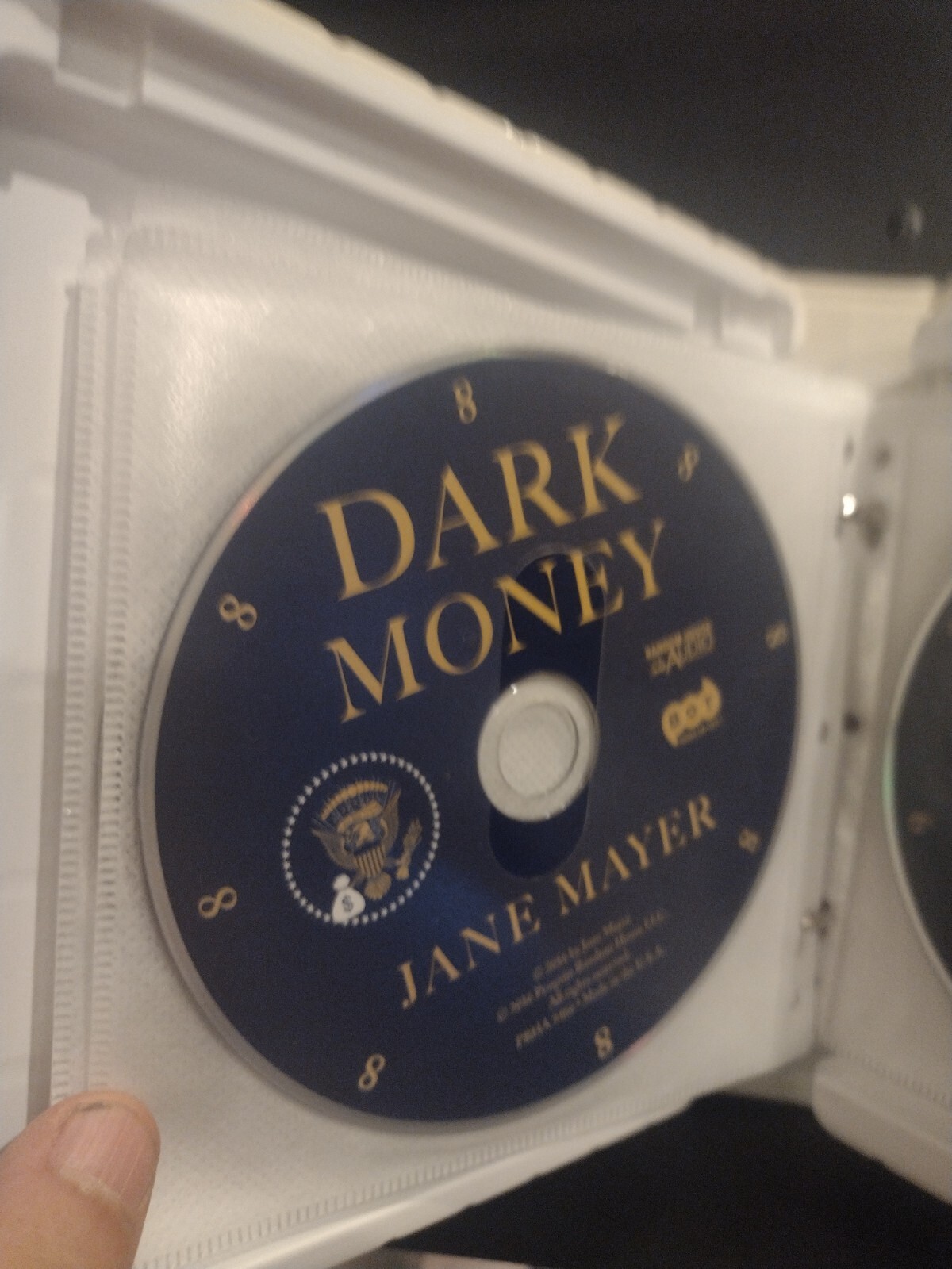 Dark Money The Hidden History of the Billionaires Jane Mayer Book On 14 CD’s VG