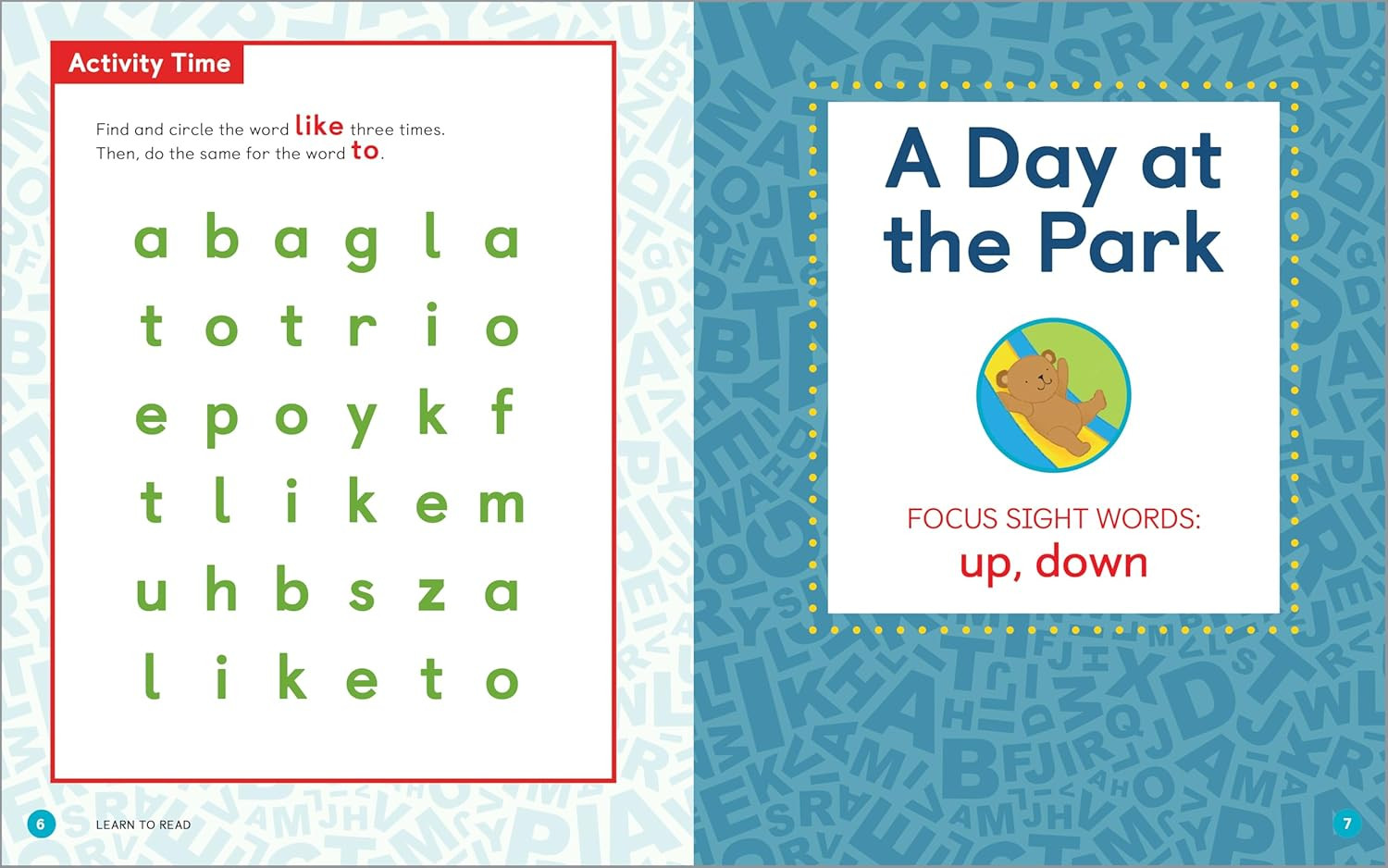Learn to Read: Sight Words Storybook: 25 Simple Stories & Activities for Beginne