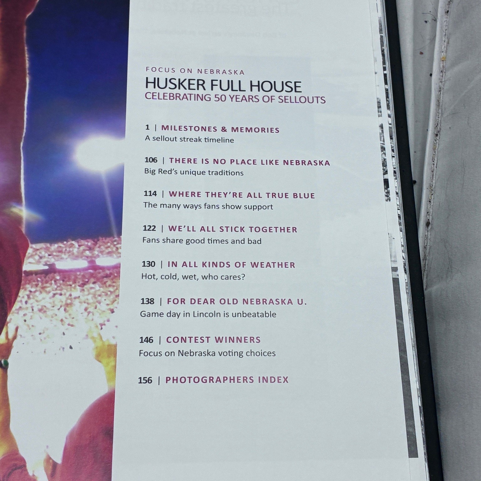 Husker Full House Dan Sullivan 2013 First Edition Nebraska Football Photography