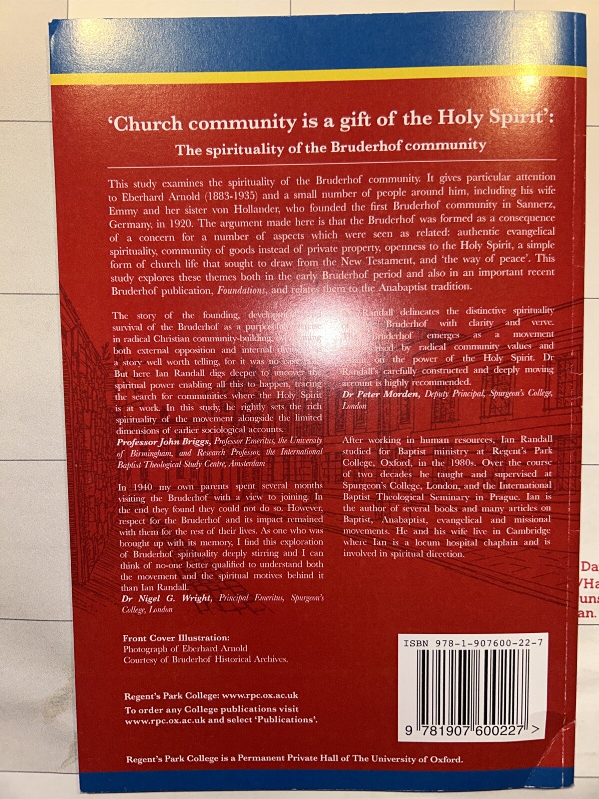 Church Community is a gift of the Holy Spirit – Ian M. Randall – 2014 – 53 pages