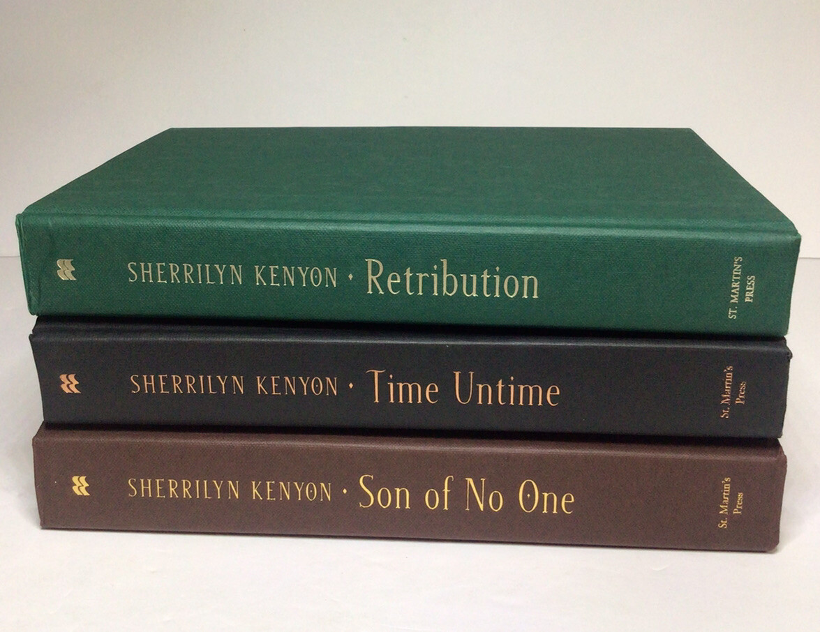 Sherrilyn Kenyon Dark Hunter Retribution Time Untime Son Of No One Set Of 3