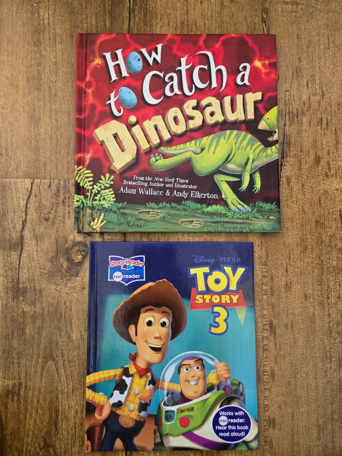 How to Catch a Dinosaur – Hardcover By Wallace, Adam – VERY GOOD & Toy Story 3