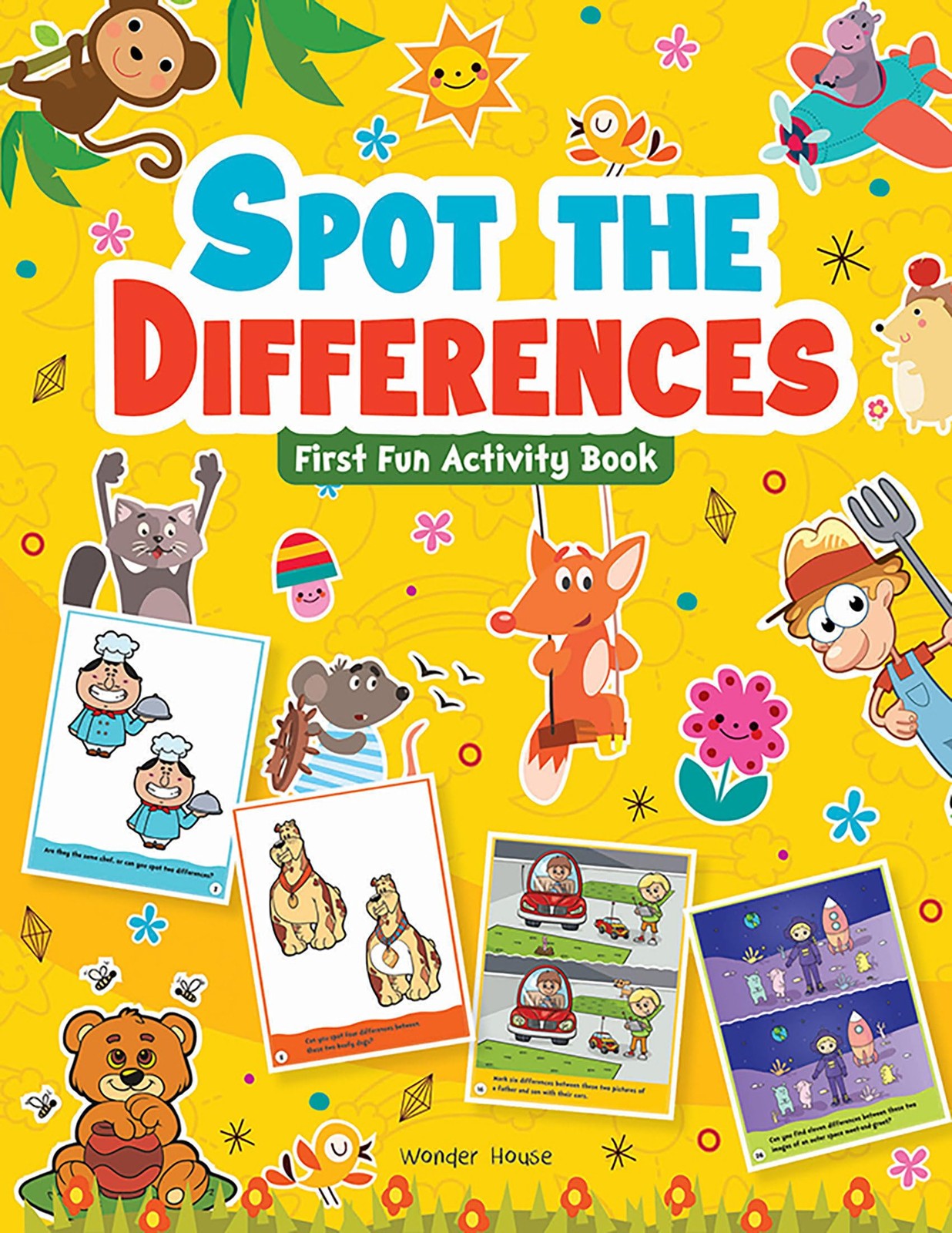 Spot The Difference : First Fun Activity Books For Kids Multicolor