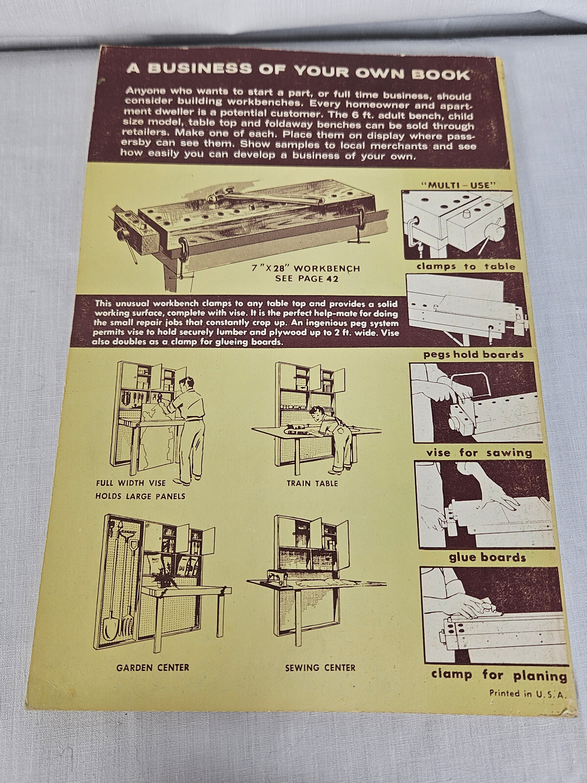 Easi-Bild Donald R. Brann How to Build Birdhouses Workbenches Outdoor Furniture