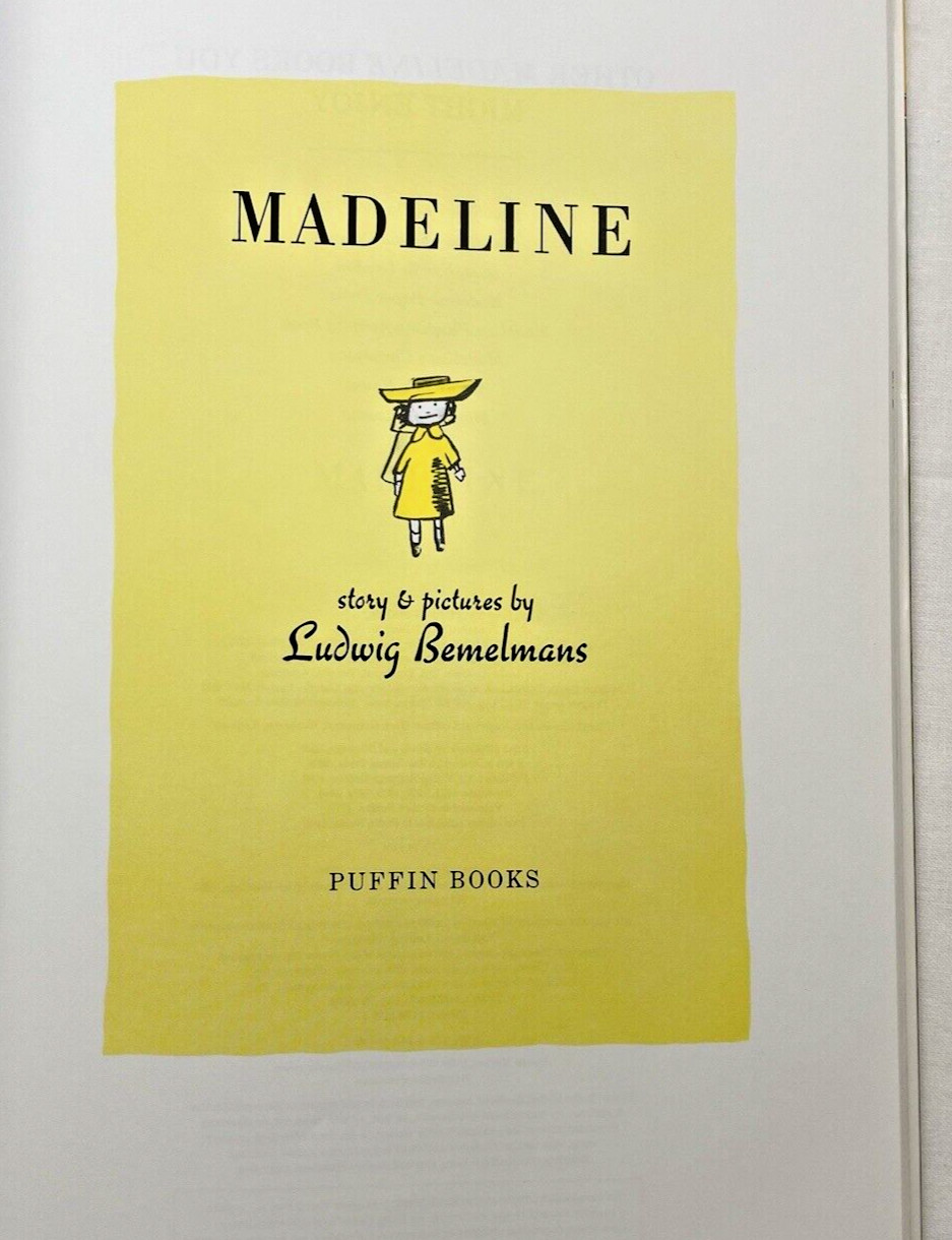 Madeline by Ludwig Bemelmans and I Trixie Who is Dog by Dean Koontz