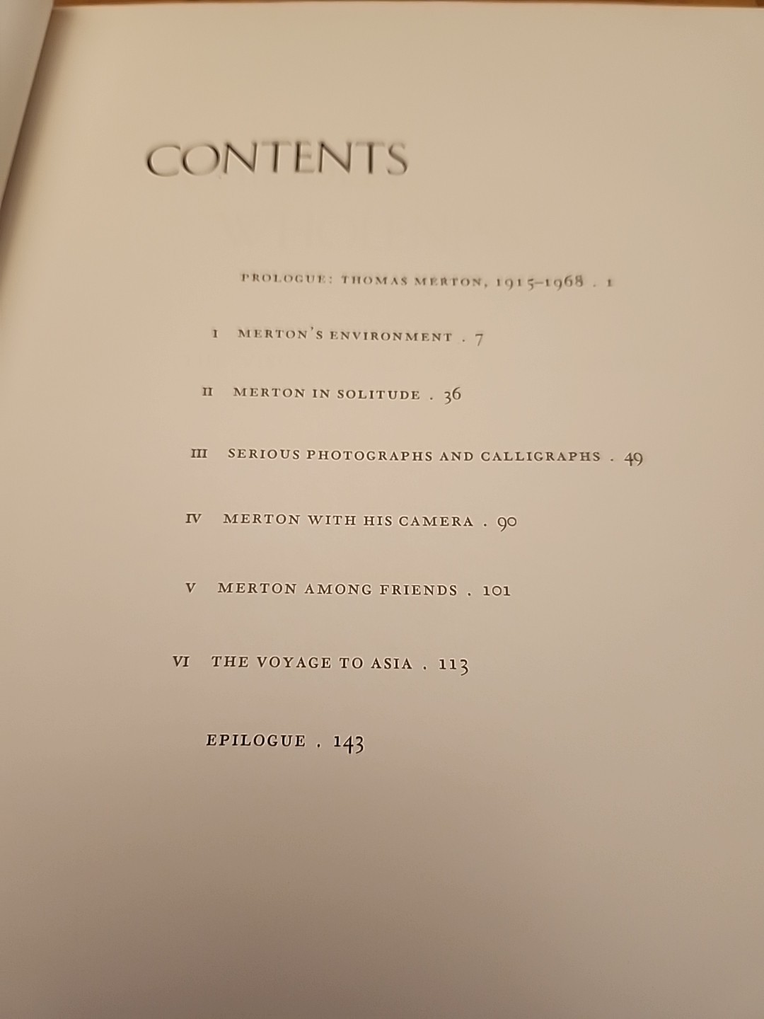 A HIDDEN WHOLENESS THE VISUAL WORLD OF THOMAS MERTON John Howard Griffin 1979
