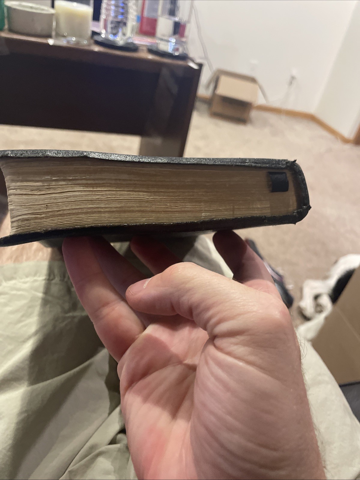 Holy Bible Cambridge French Morocco leather #24XC