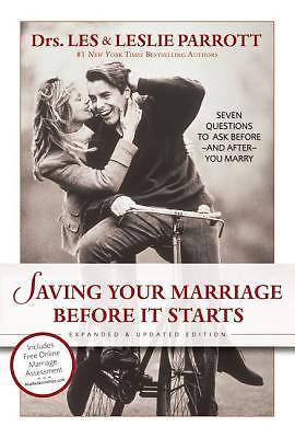 Saving Your Marriage Before It Starts: Seven- 0310259827, hardcover, Les Parrott