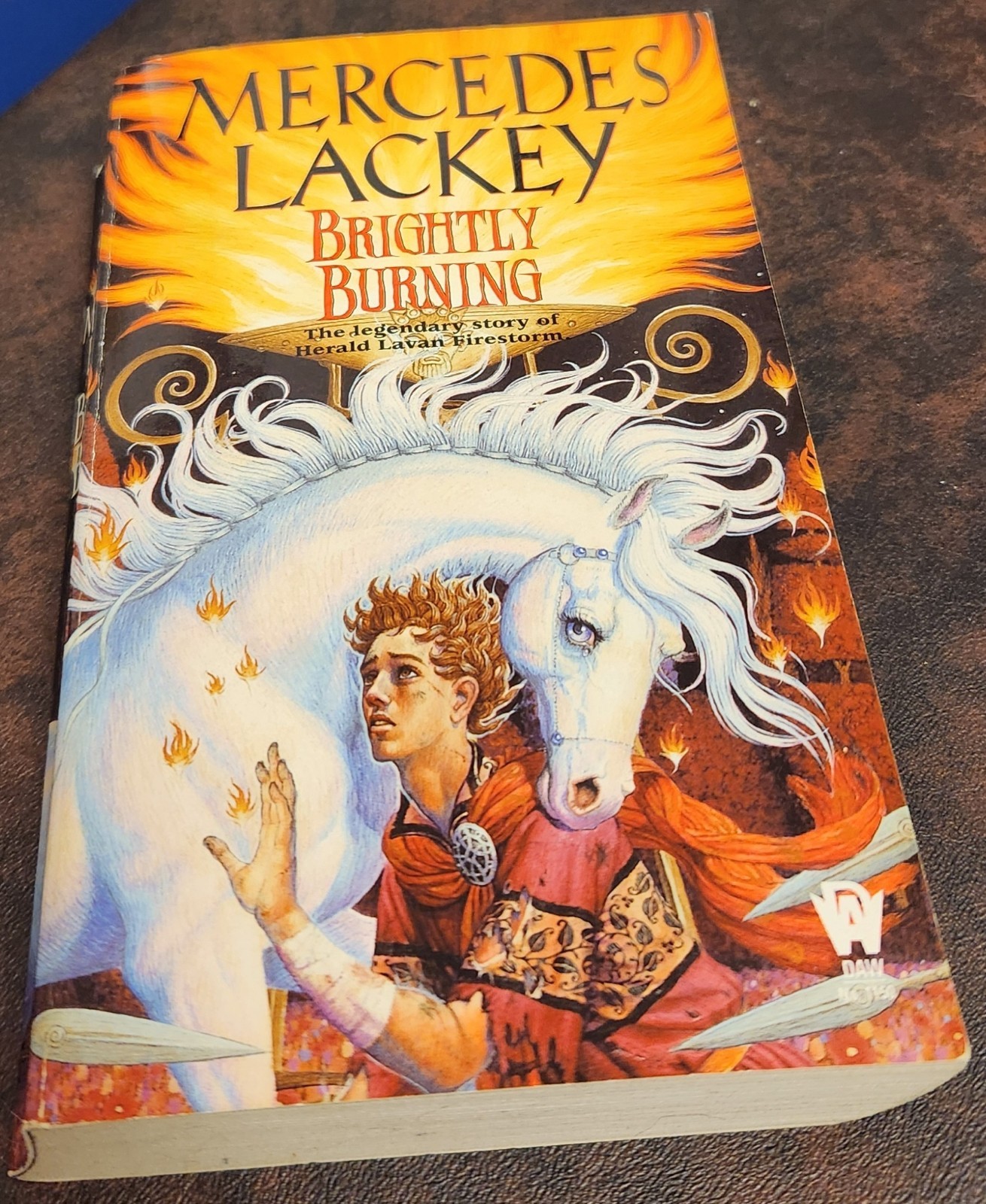 2 Valdemar by Mercedes Lackey Standalone Lot: Brightly Burning and By the Sword