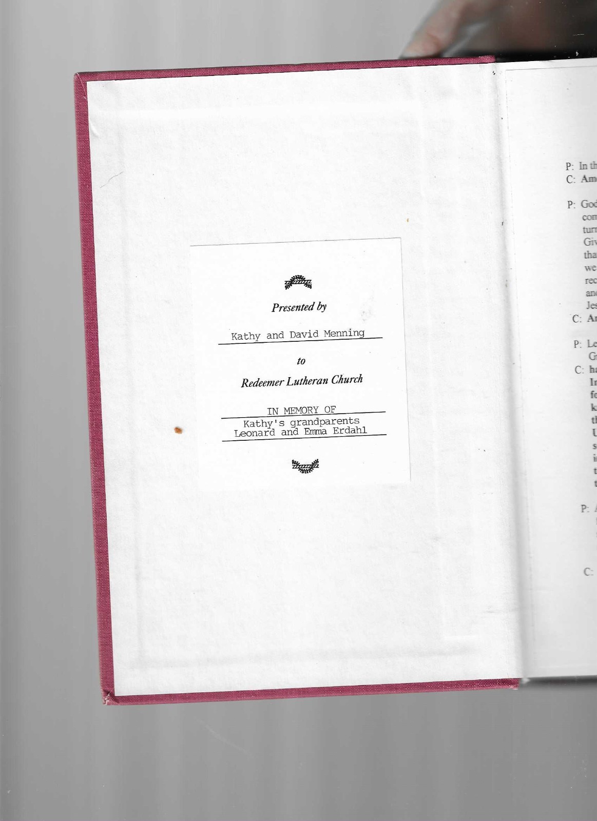 THE HYMNAL FOR WORSHIP & CELEBRATION Word Music Hardback 720 Pages 1986 RED
