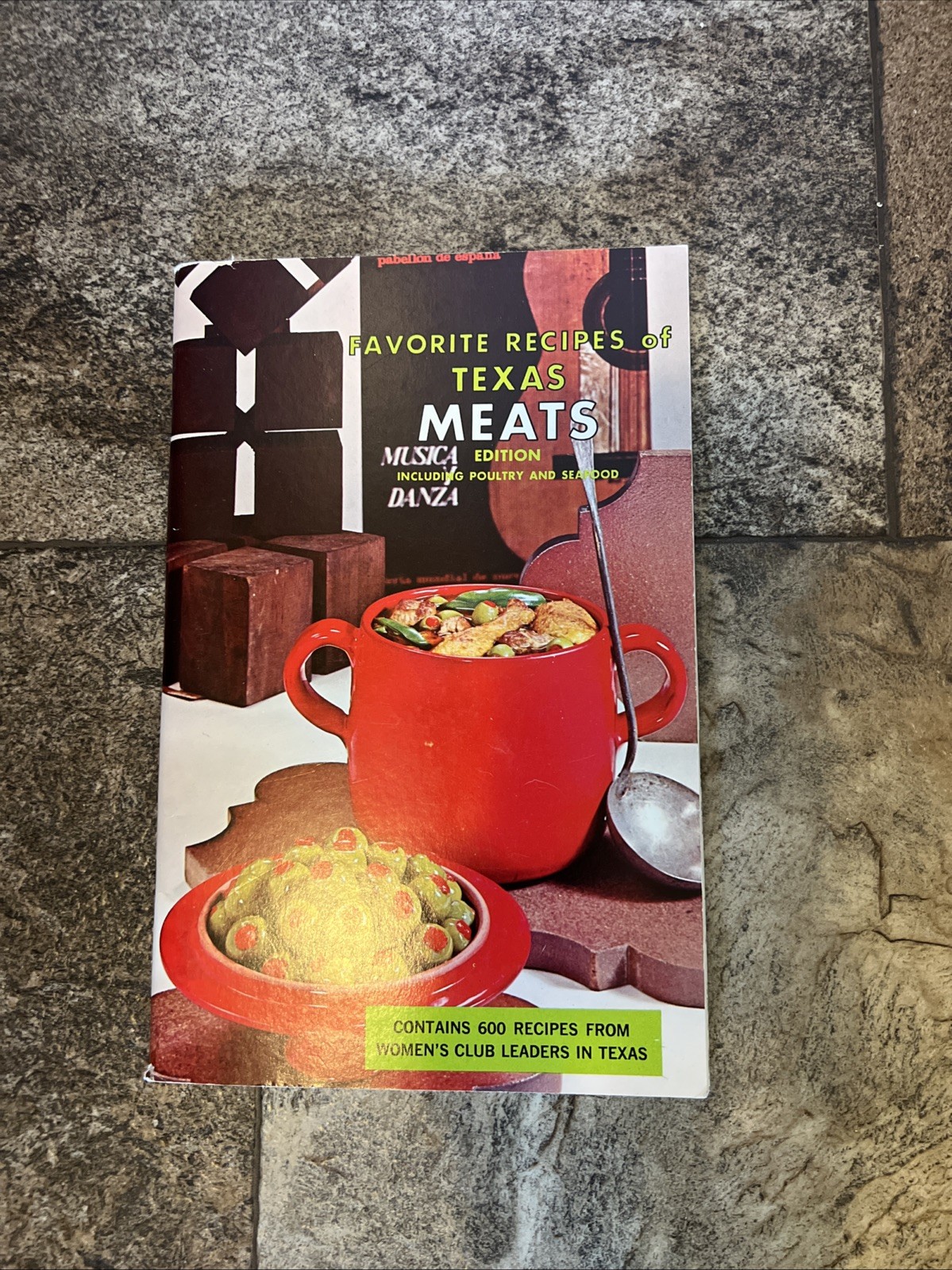 Vintage 1965 Favorite Recipes Of Texas Meats Booklet Cookbook Women’s Club