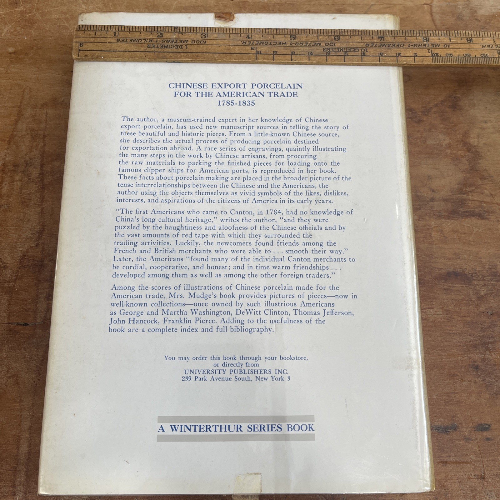 Chinese Export Porcelain for the American Trade, 1785-1835 Jean McClure Mudge