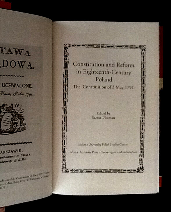 Constitution and Reform in Eighteenth-Century Poland by Samuel Fiszman (1998,…