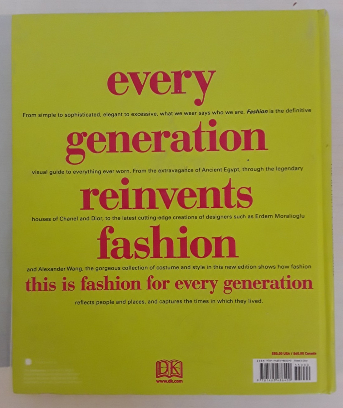 Fashion hb GUC The Definitive Visual Guide Illustrated Vintage to Present