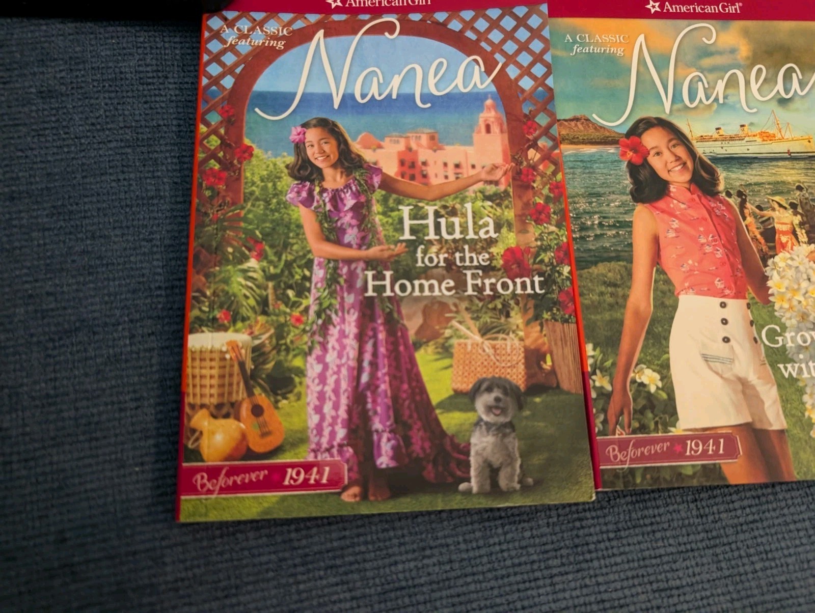 american girl nanea Books Lot Of 3 Prints In The Sand , Growing Up With Aloha ,