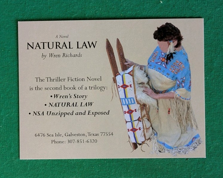Natural Law, Paperback by Wren Richards, Brand New, signed by author