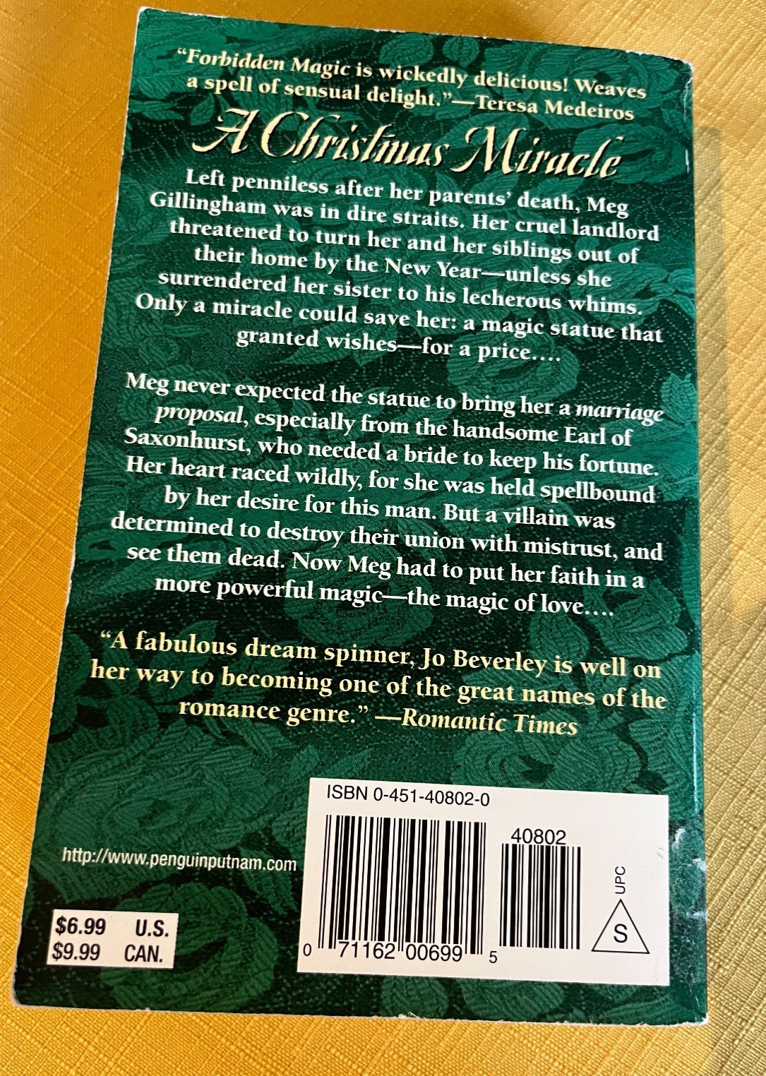 Forbidden Magic by Jo Beverley (1998, Mass Market)